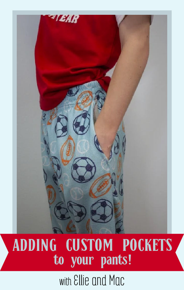 How to Sew Pajama Pants With Pockets! Easy sewing Tutorial With