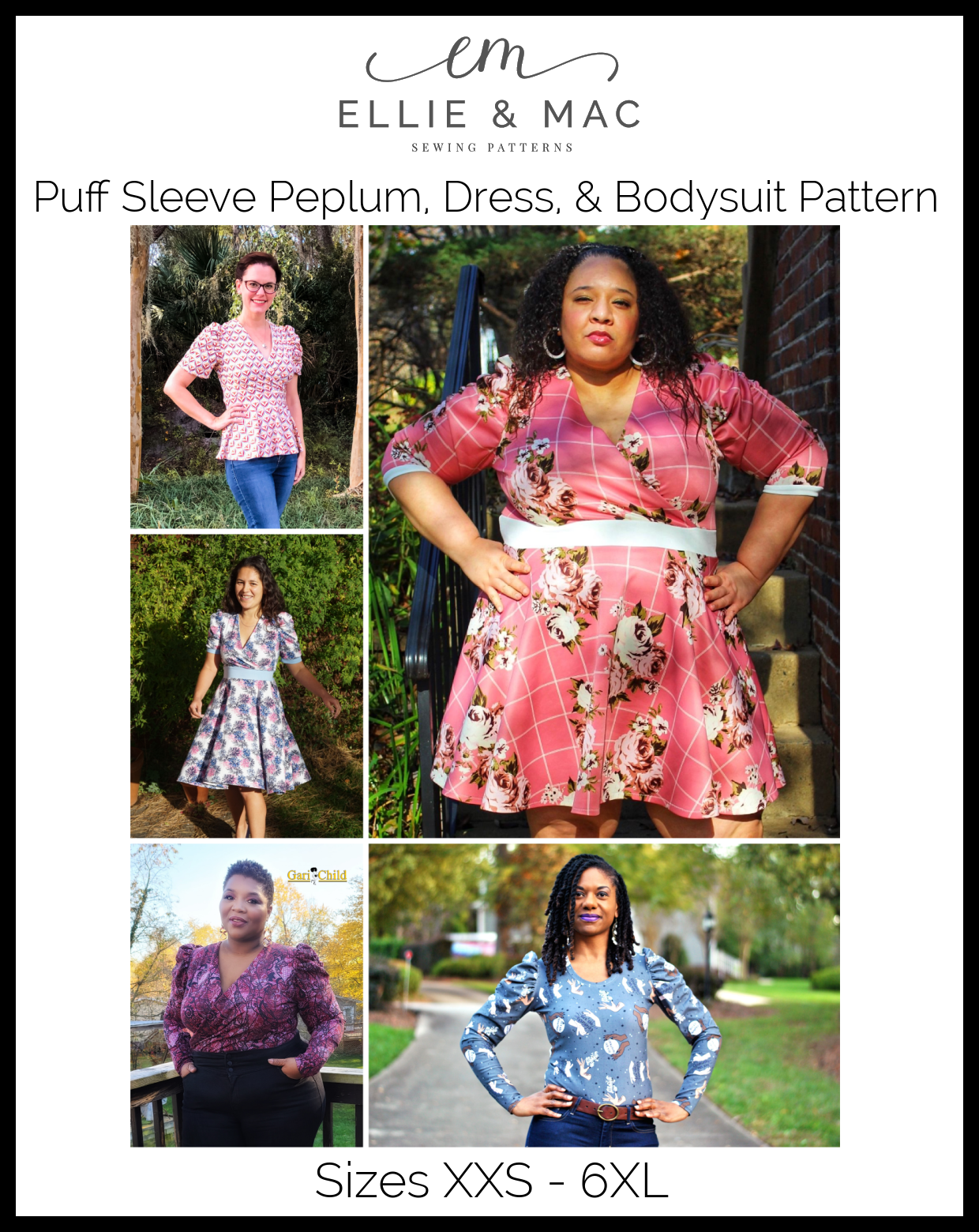 WHAT'S IN THE PATTERN  Puff Sleeve Top Sewing Pattern - Hello
