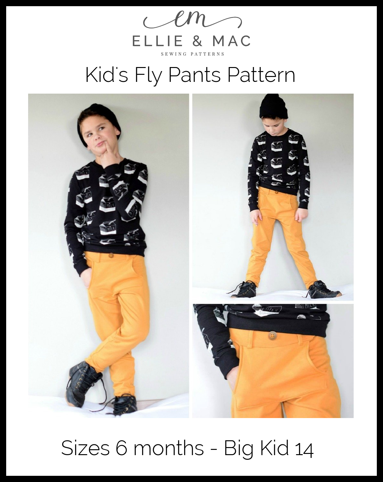 PDF sewing Pattern E-Book Men's Pleated Trousers