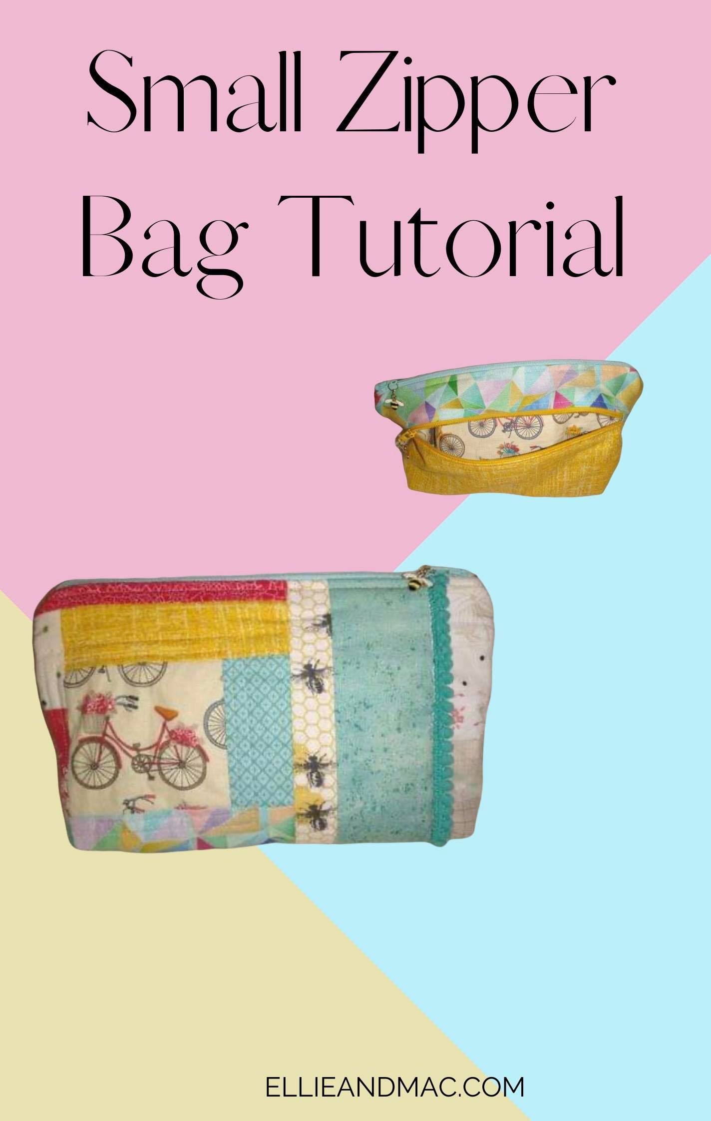 Small Zipper Bag Tutorial