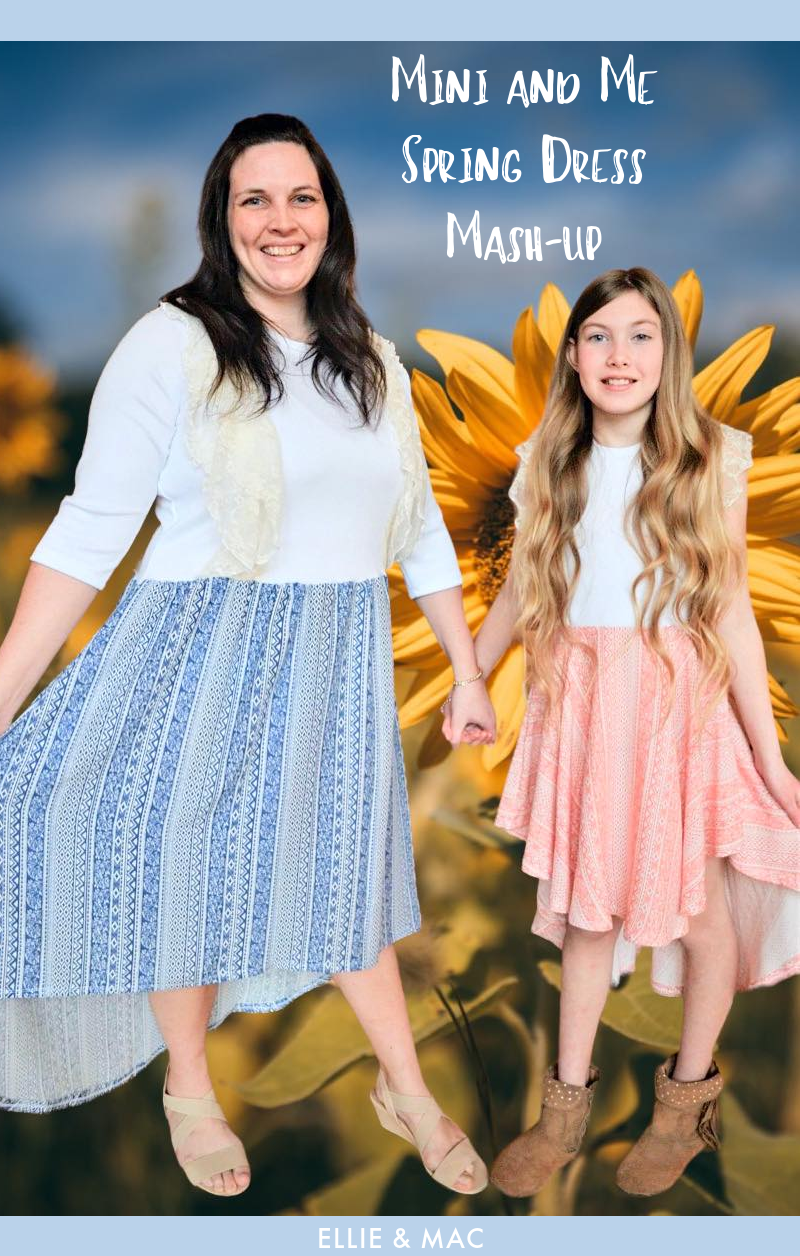 Mini and Me Spring Dress Mash-up