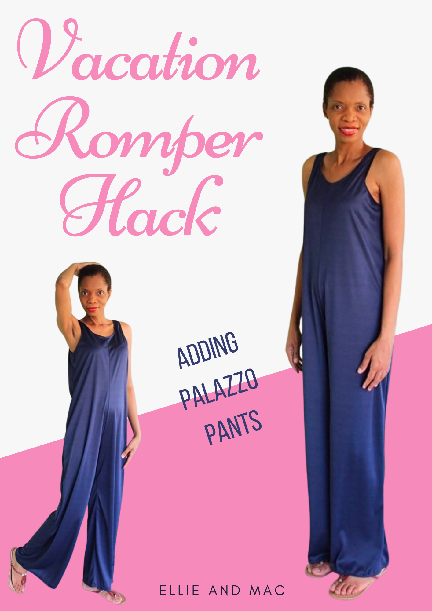 Vacation Romper Hack: Adding Palazzo Pants