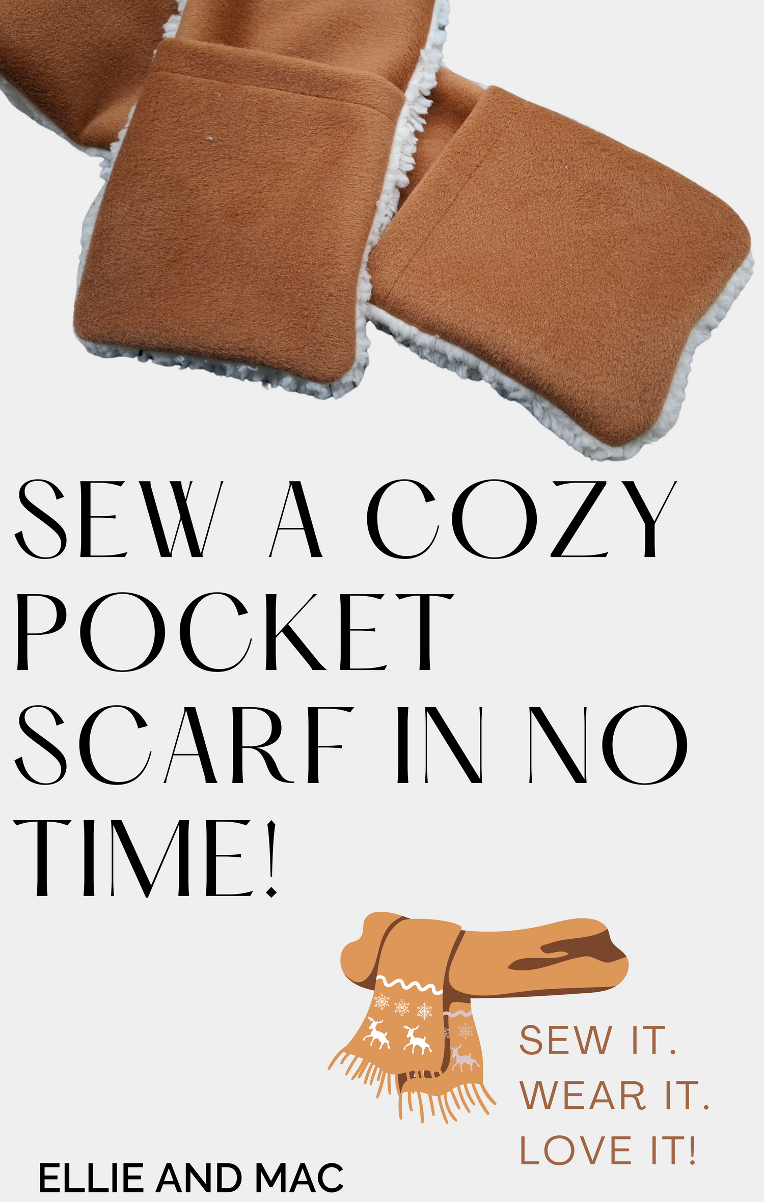 How To Sew A Scarf With Pockets