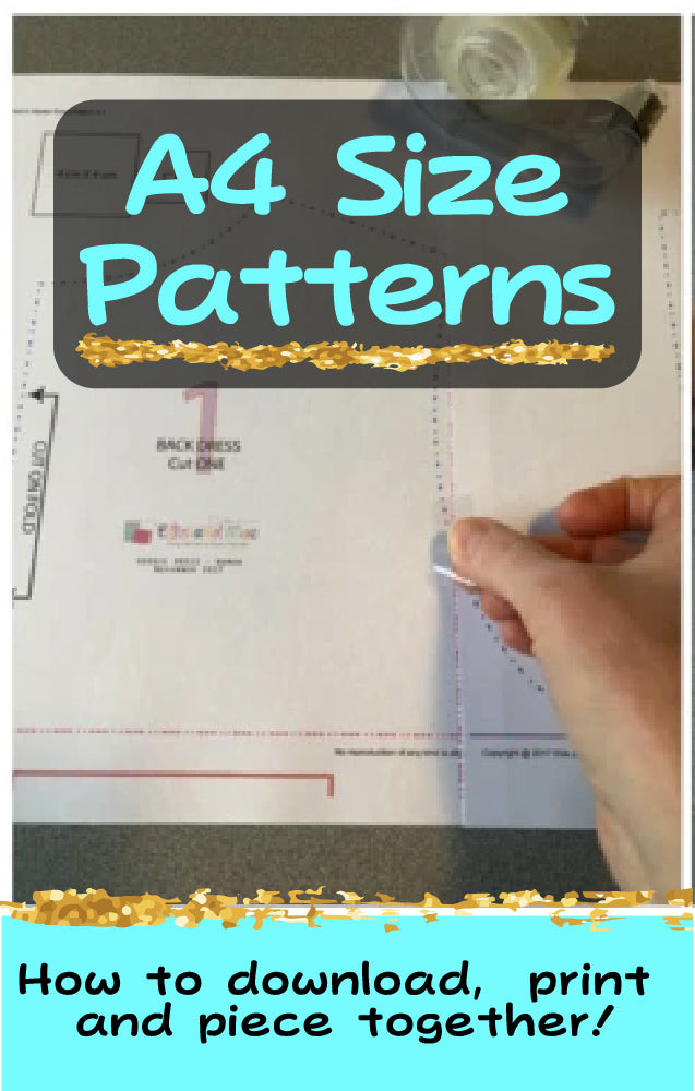 How to Download, Print, and Piece an A4 Pattern