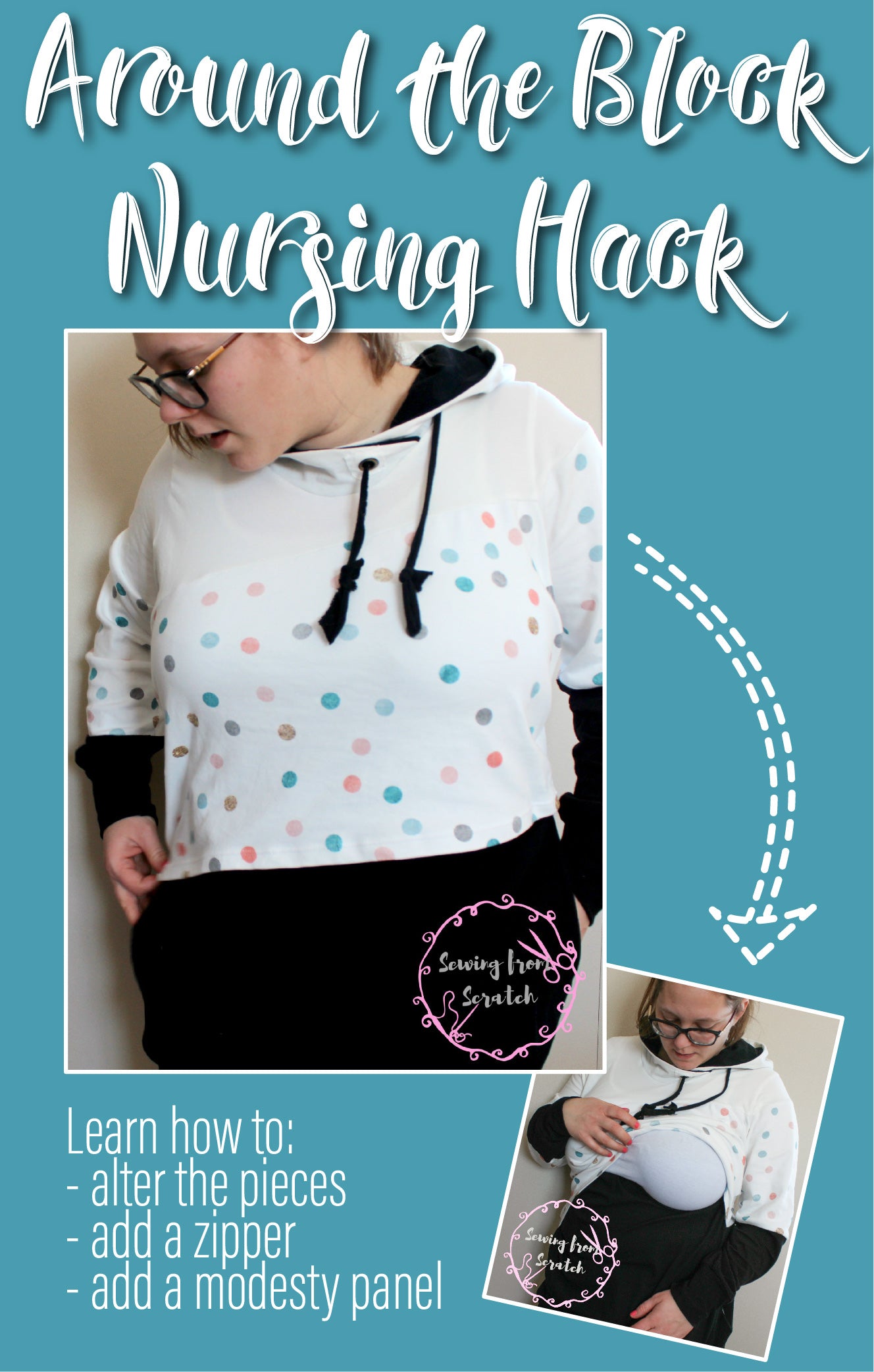 How to make a Nursing Around The Block Hoodie