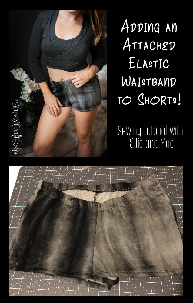 Good Vibes Shorts Elastic Waistband Hack