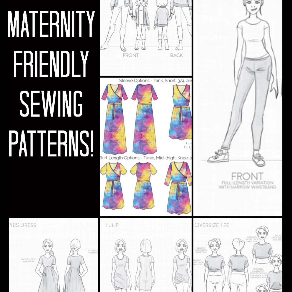 30+ Maternity Sewing Patterns (FREE) - Dresses, Tops And Pants, And  Everything You Might Need ⋆ Hello Sewing
