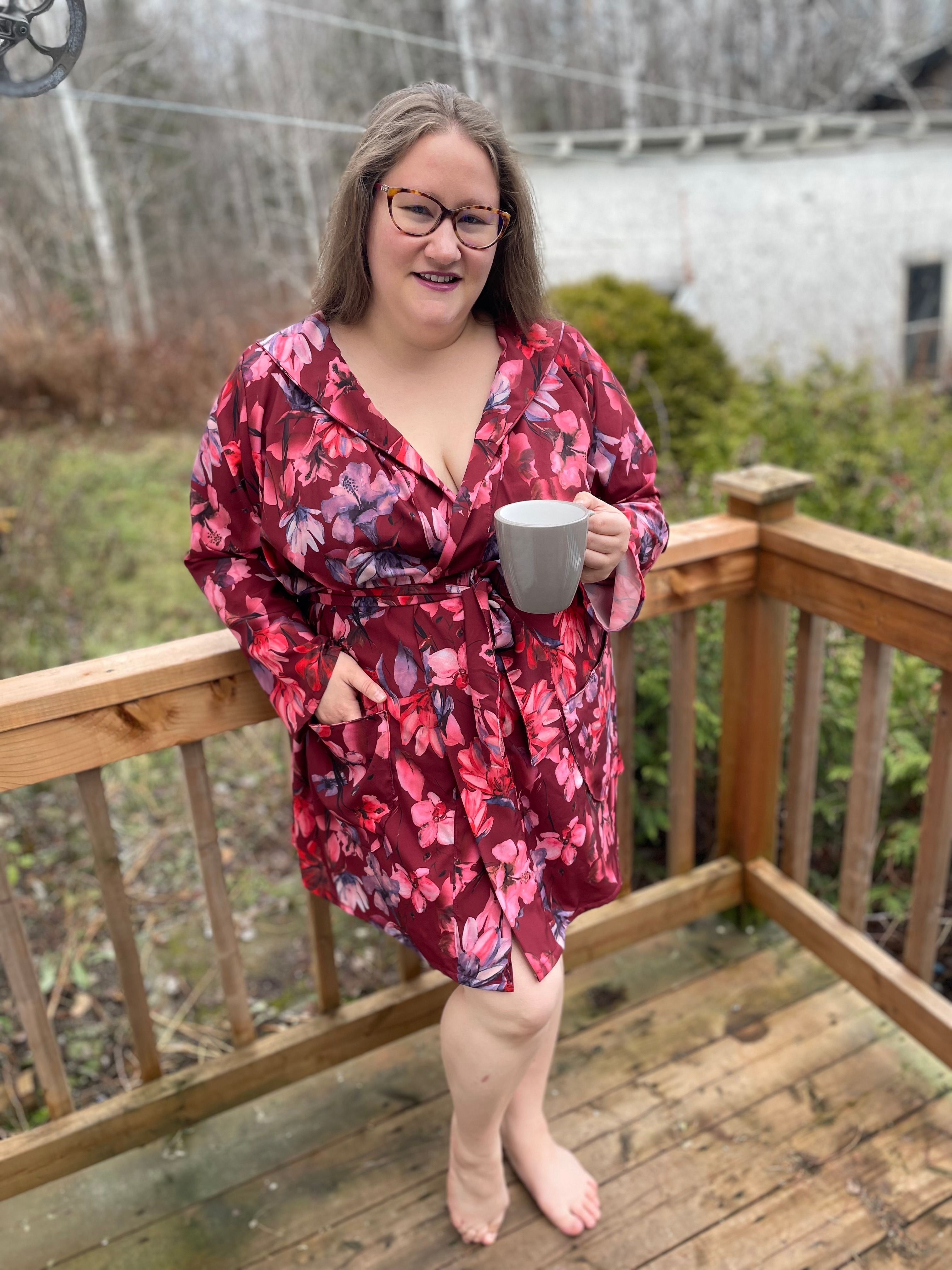 Adult Yvonne Spa Day Robe Pattern (Curvy Fit)