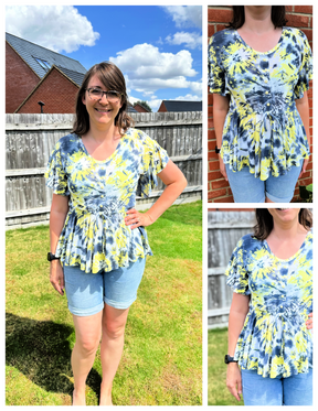 Daphne Dolman Drawstring Blouse Pattern