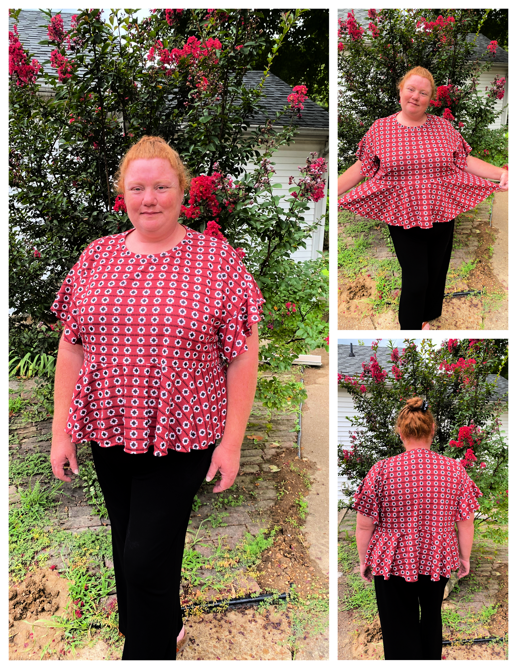 Daphne Dolman Drawstring Blouse Pattern