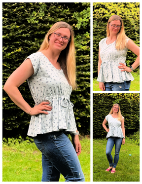 Daphne Dolman Drawstring Blouse Pattern