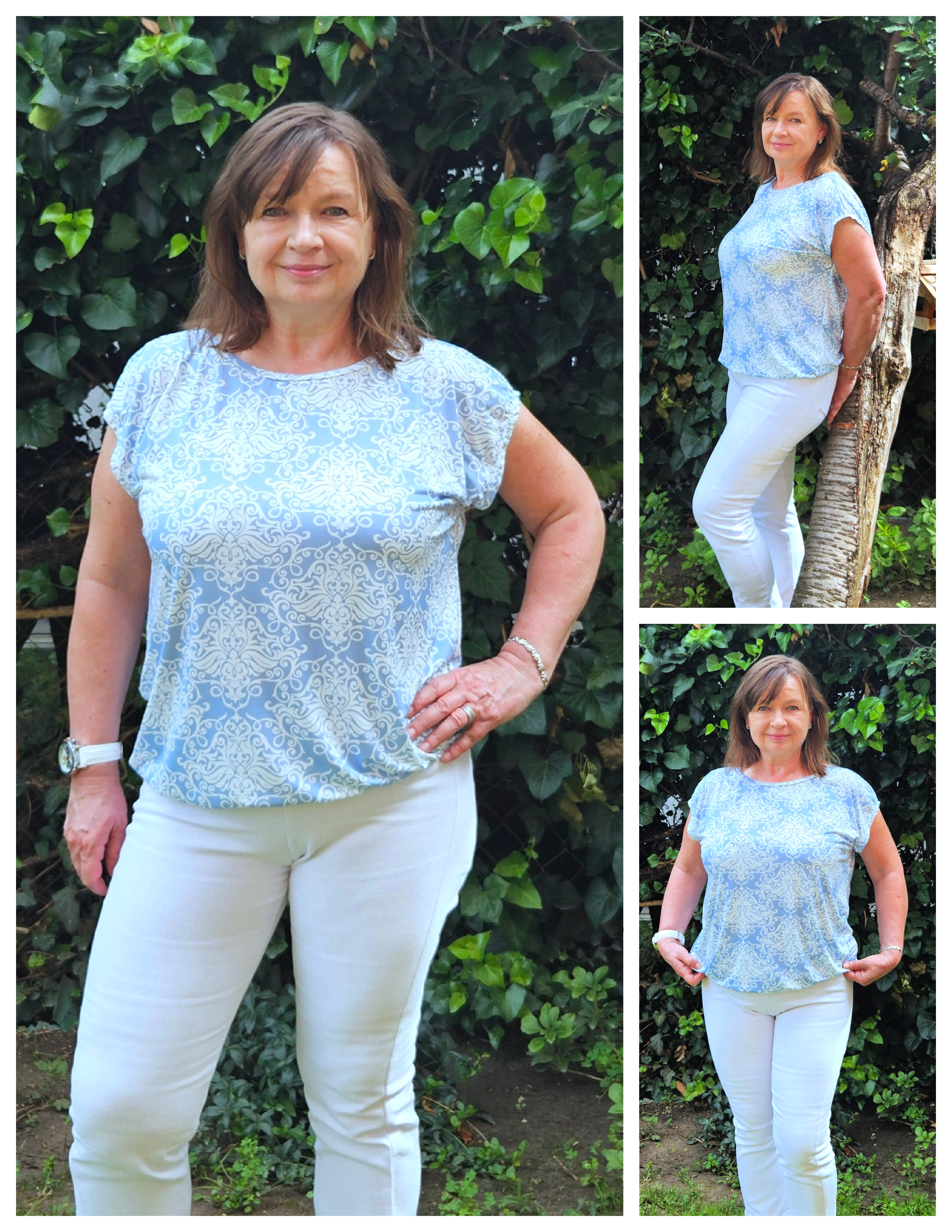 Lisa Bubble Hem Dolman Top Pattern