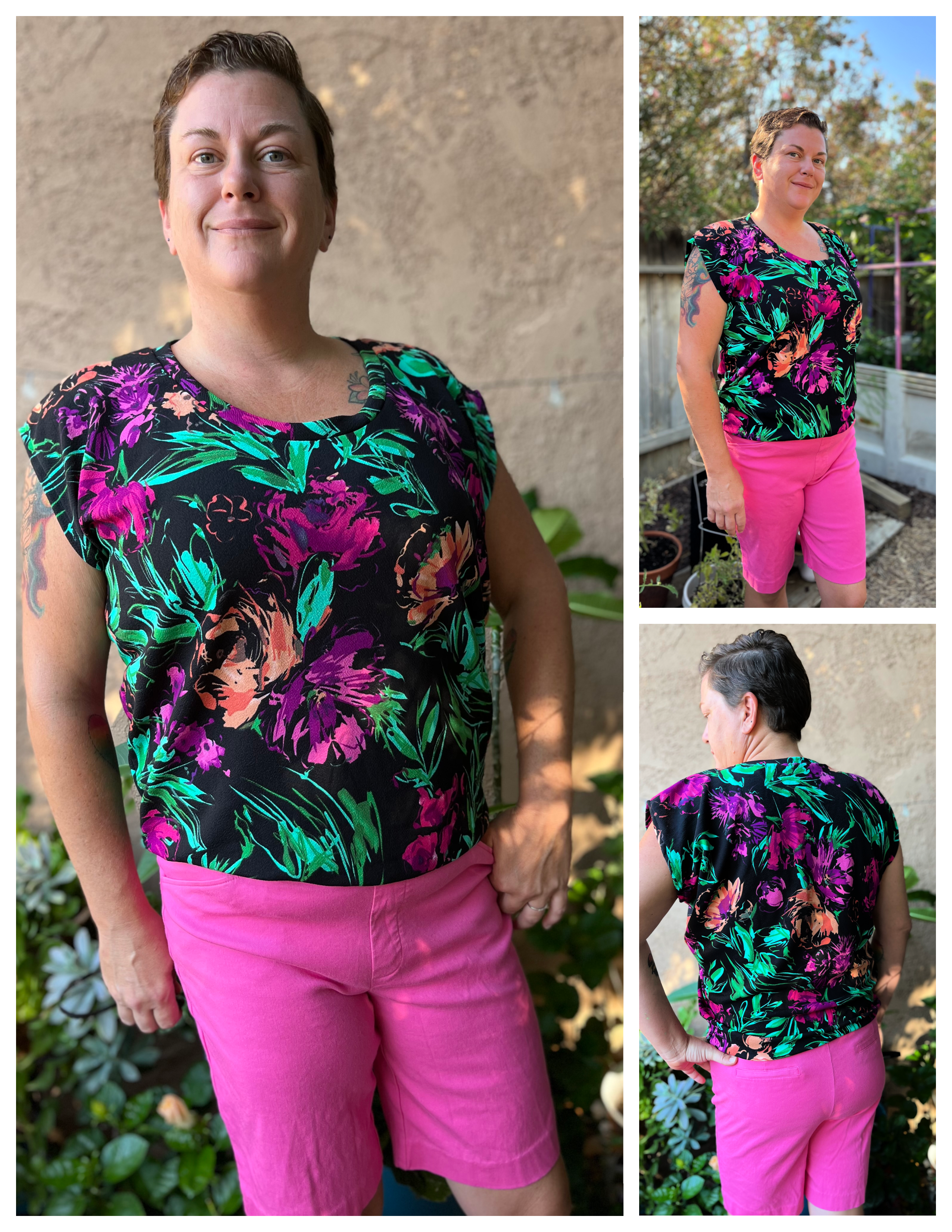 Lisa Bubble Hem Dolman Top Pattern