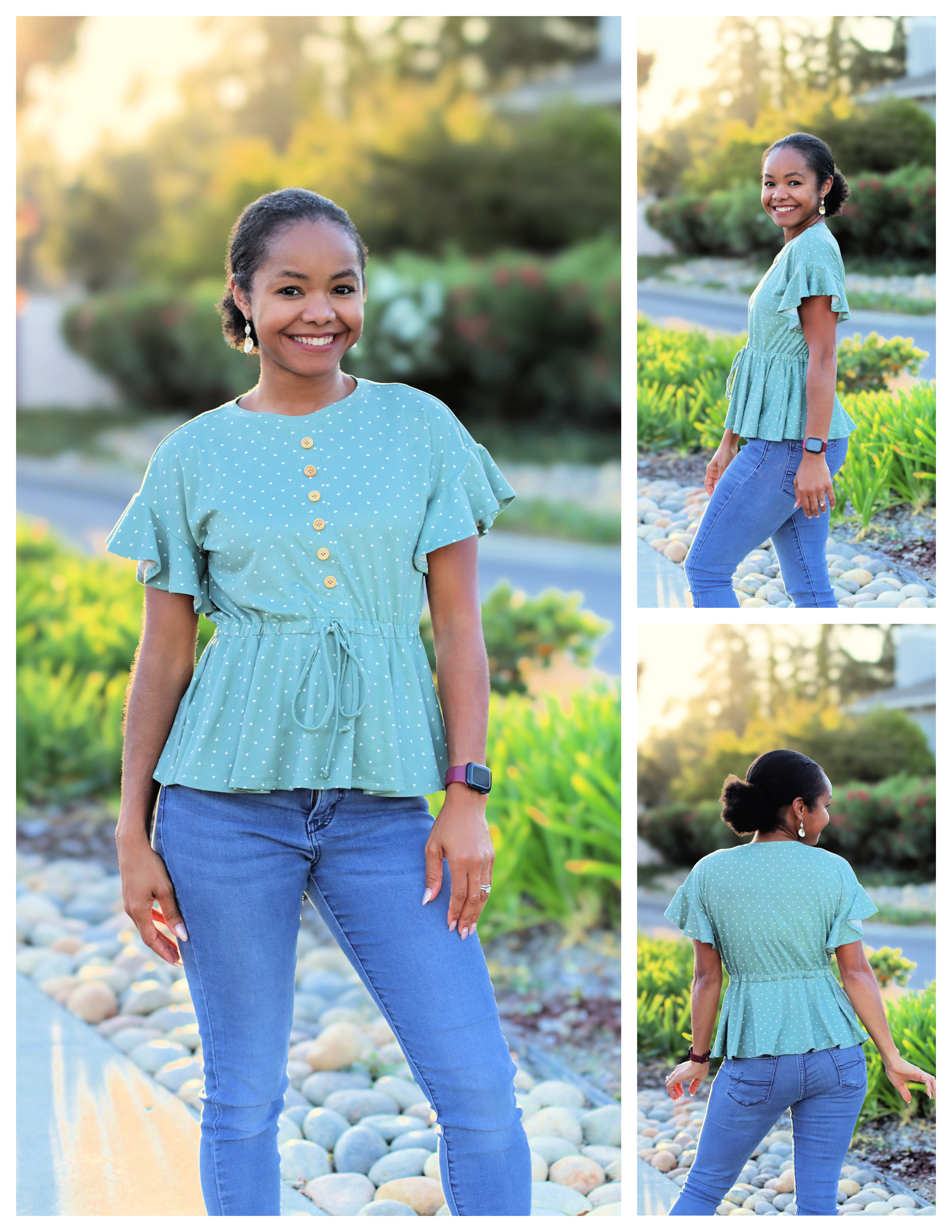 Daphne Dolman Drawstring Blouse Pattern