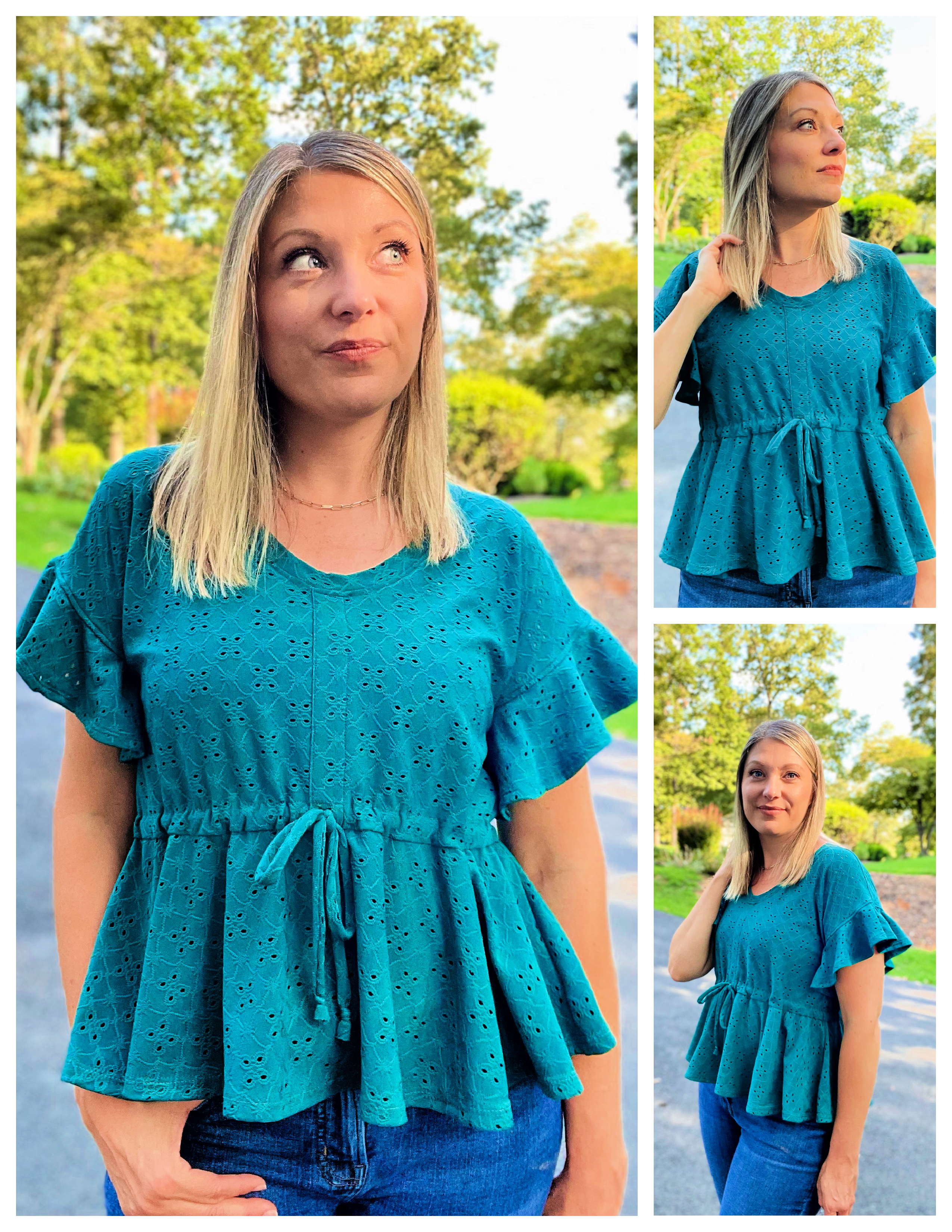 Daphne Dolman Drawstring Blouse Pattern