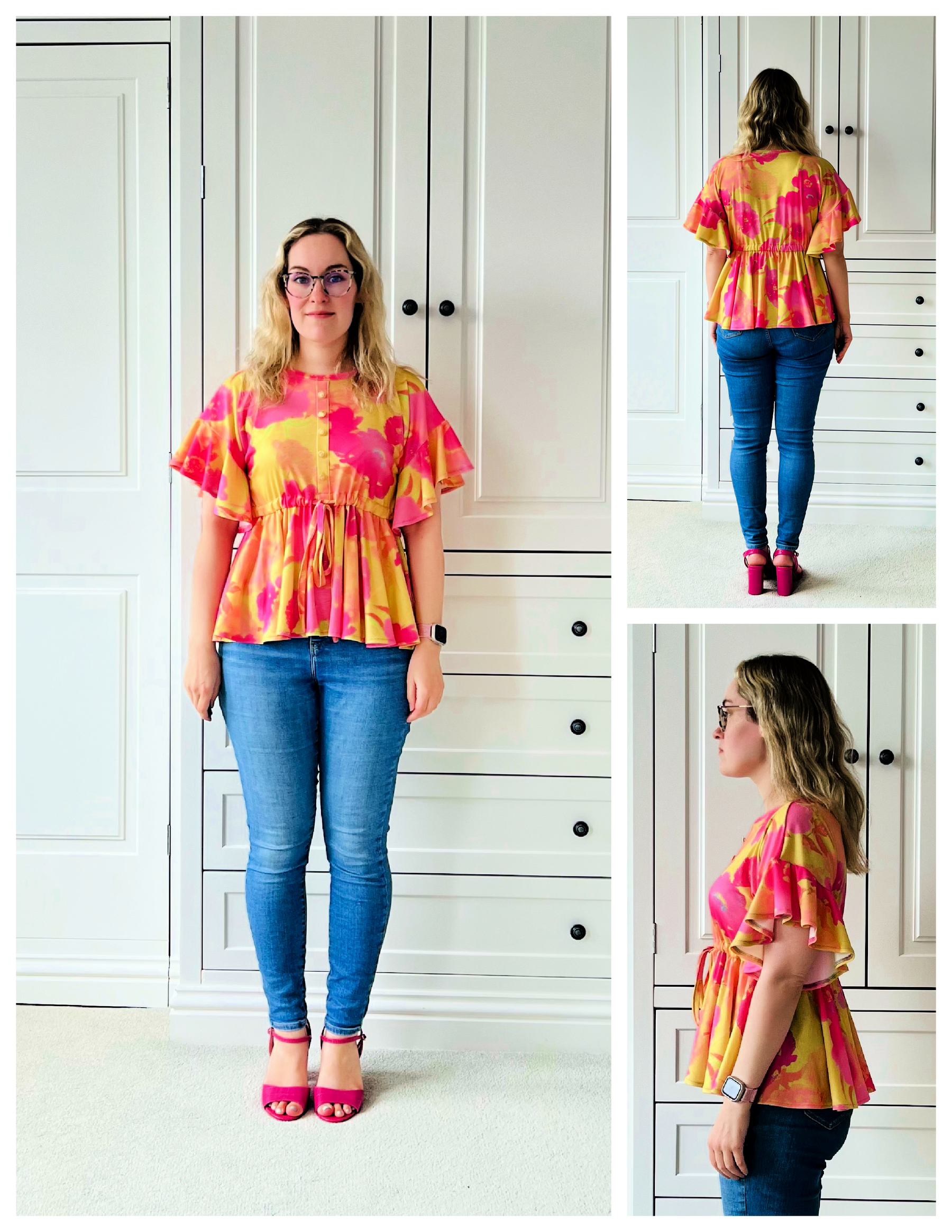 Daphne Dolman Drawstring Blouse Pattern