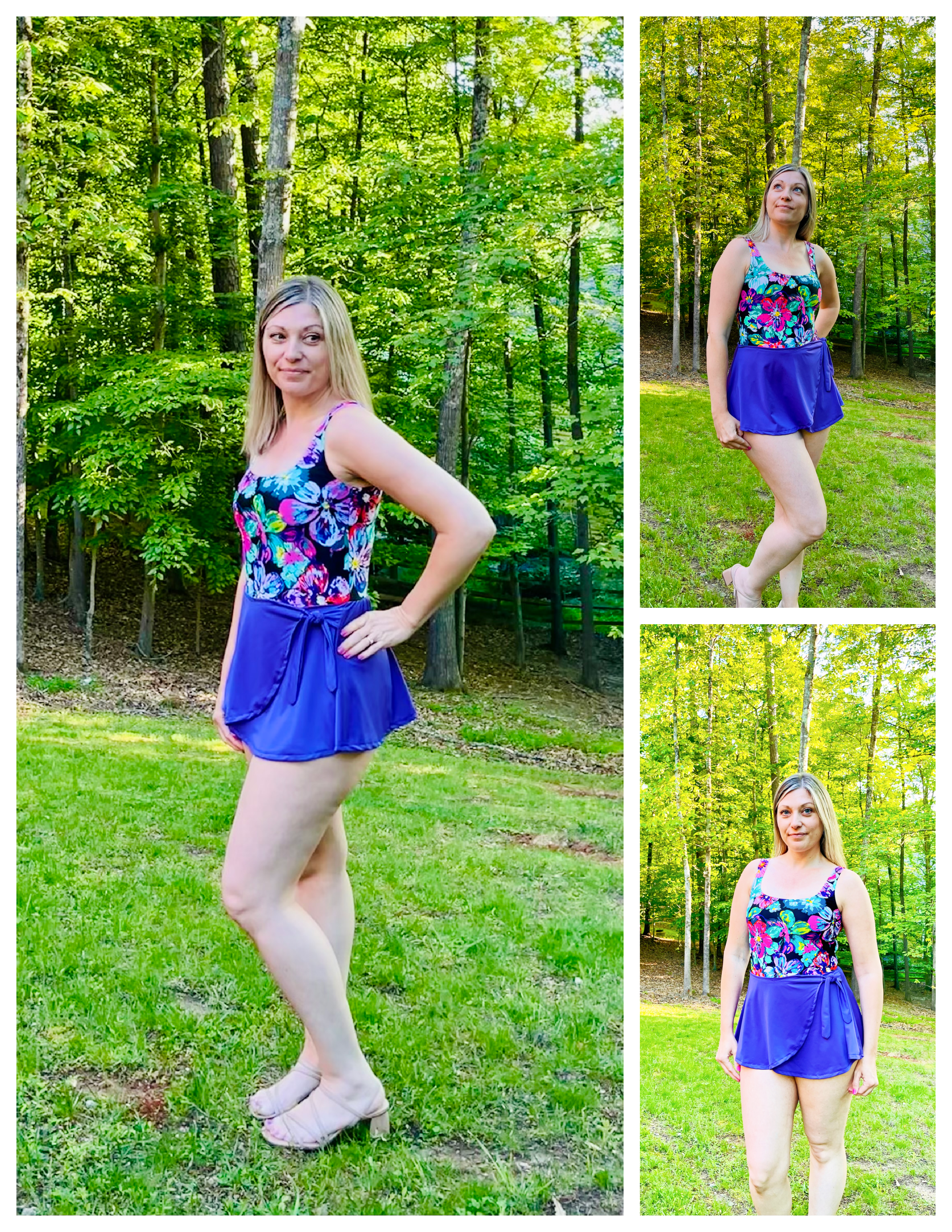 Candi Square Neck Swim Dress Pattern