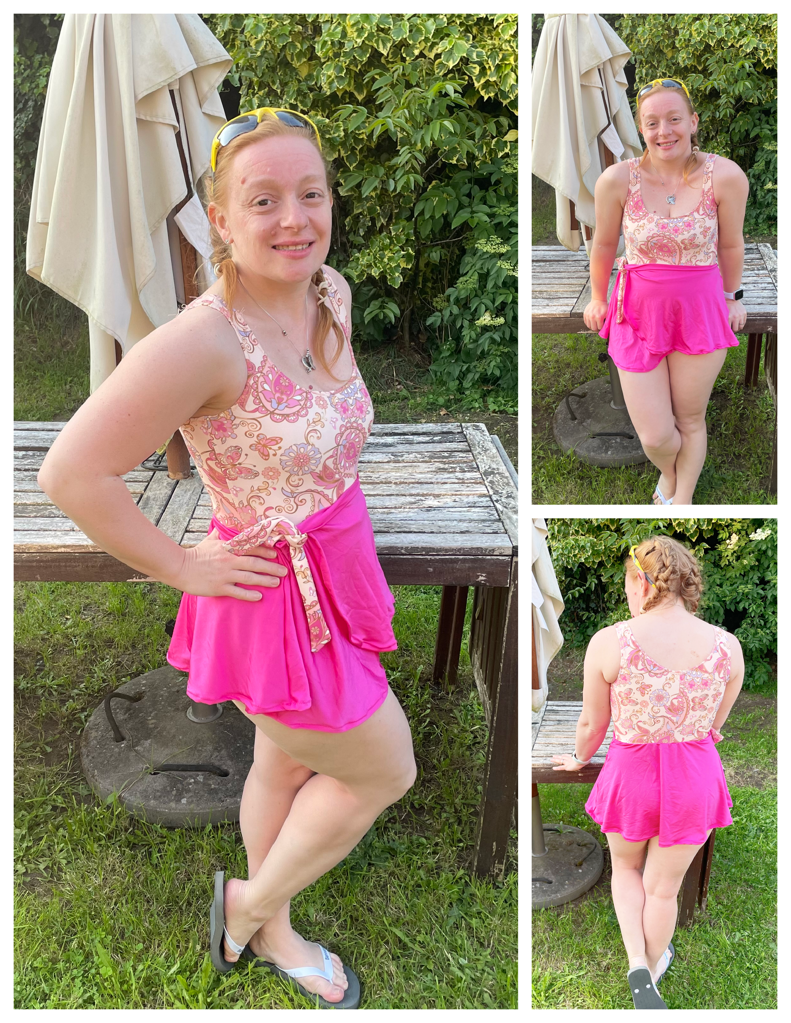 Candi Square Neck Swim Dress Pattern