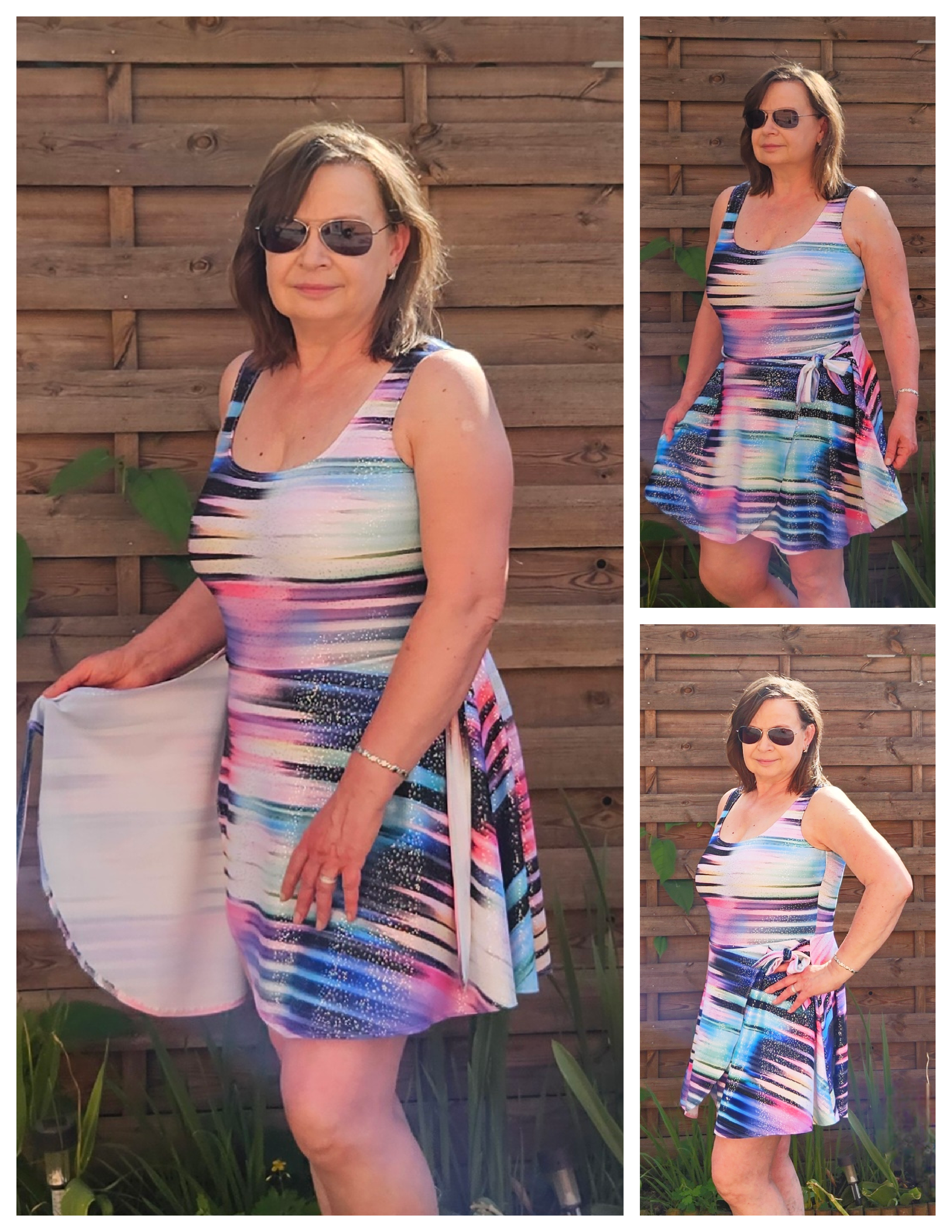 Candi Square Neck Swim Dress Pattern