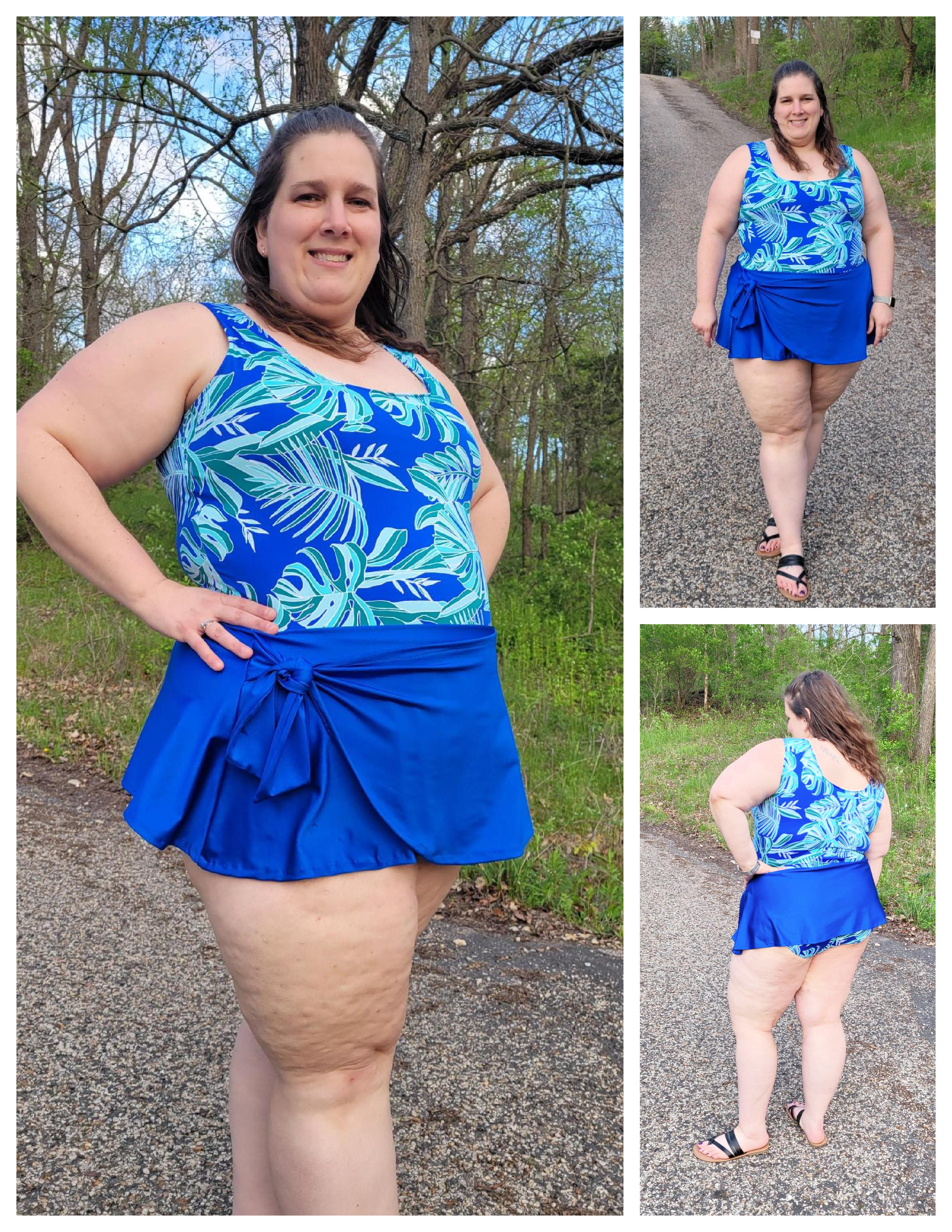 Candi Square Neck Swim Dress Pattern