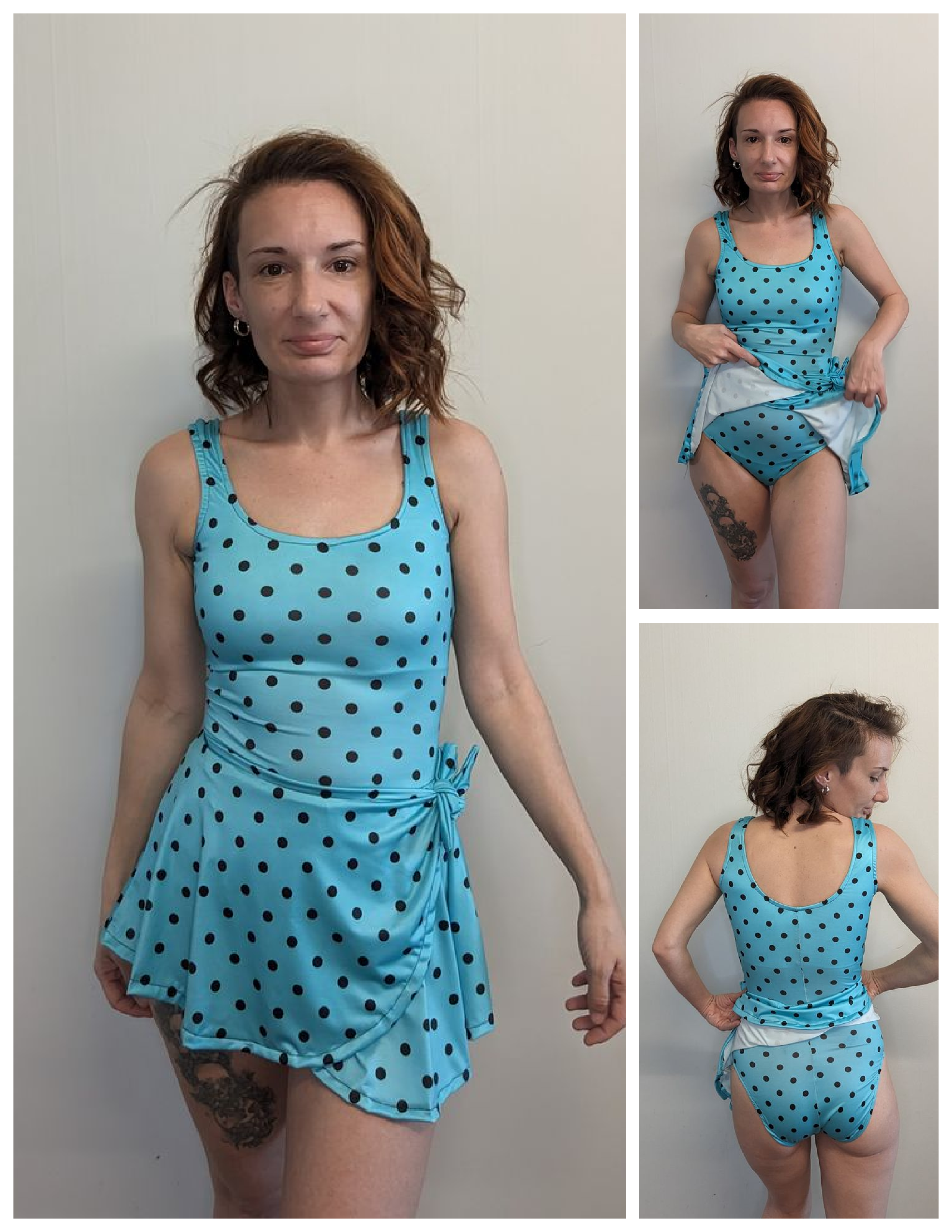 Candi Square Neck Swim Dress Pattern