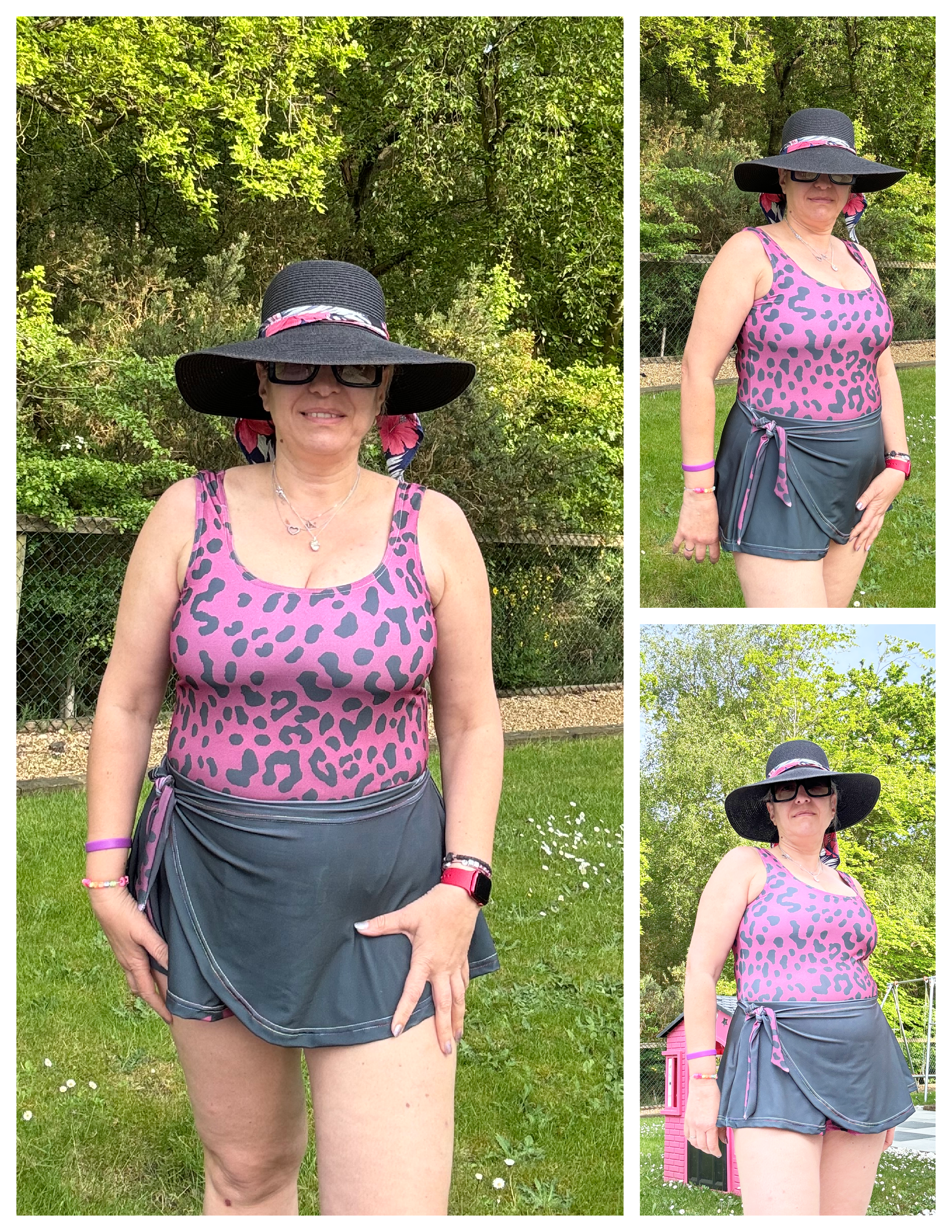 Candi Square Neck Swim Dress Pattern