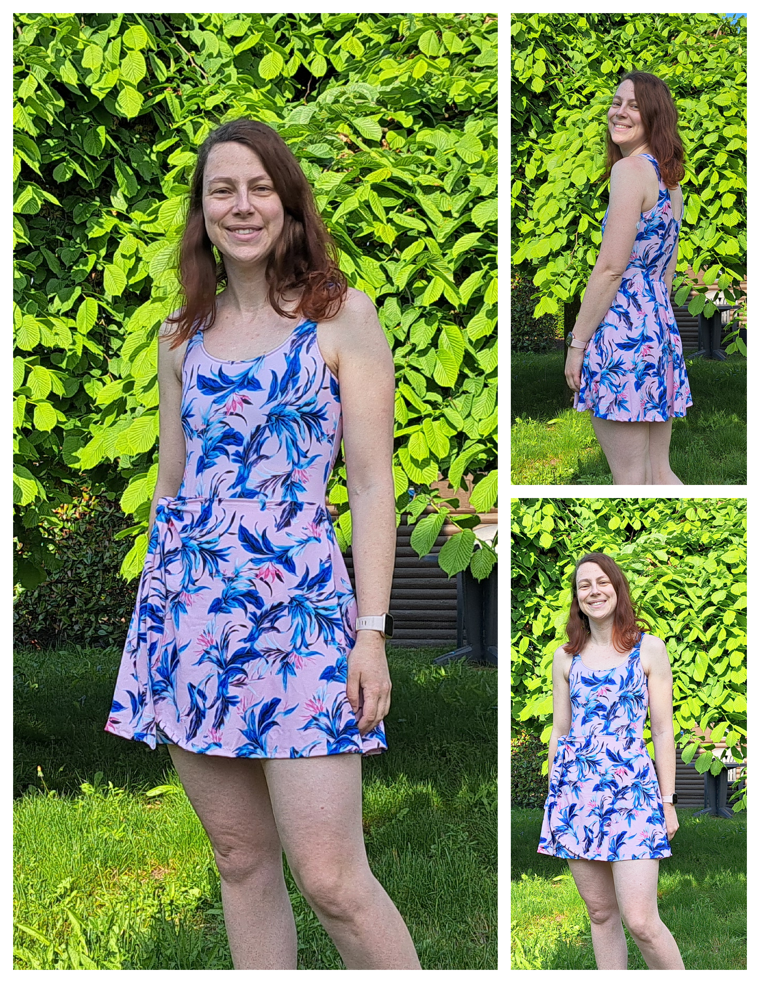 Candi Square Neck Swim Dress Pattern