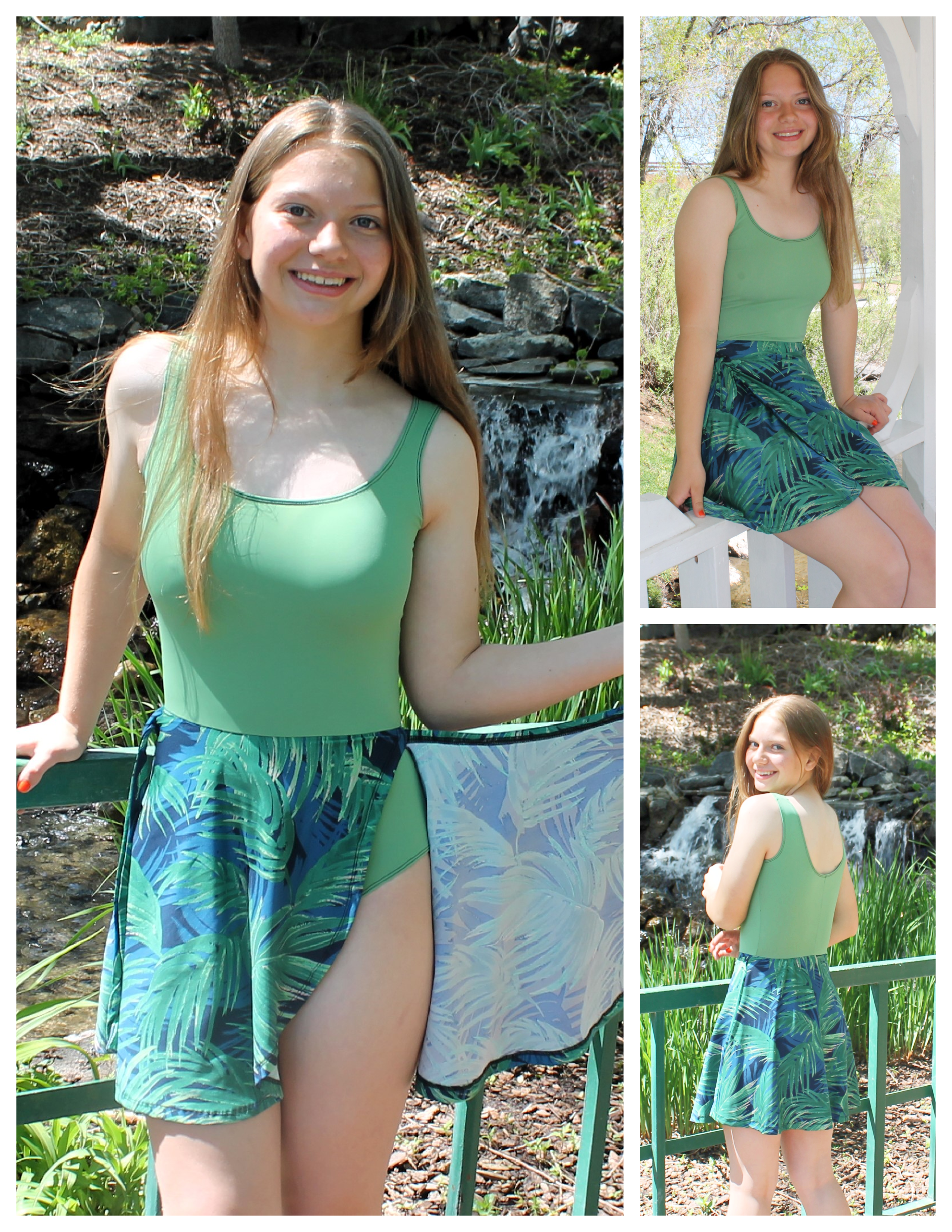 Candi Square Neck Swim Dress Pattern