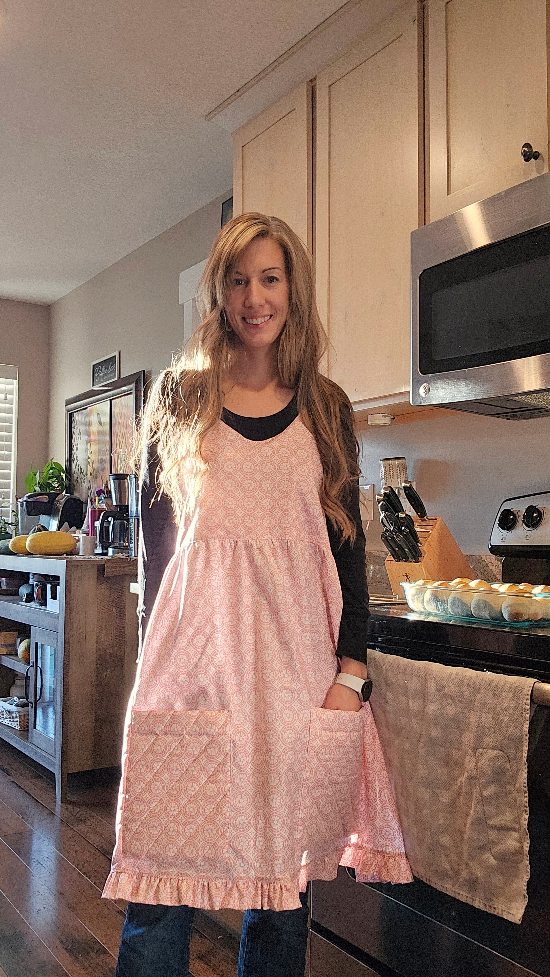 Brianna Built-in Oven Mitt Apron Pattern