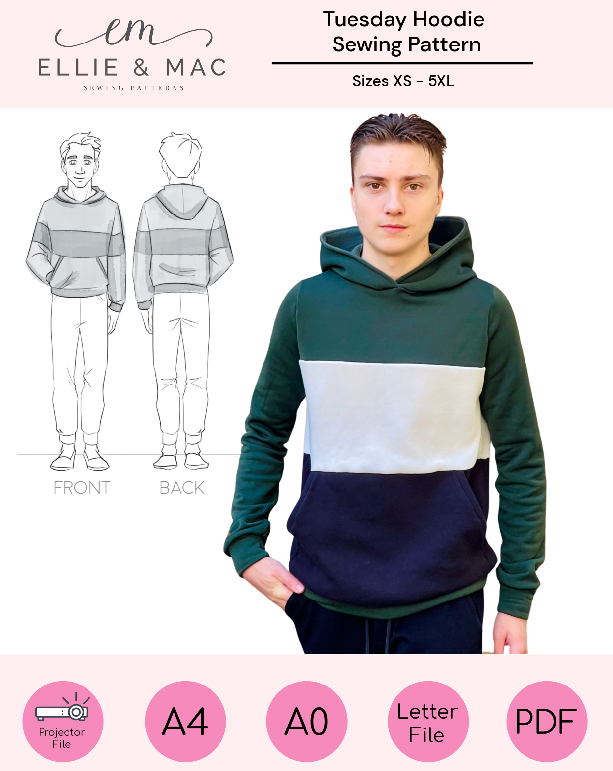 Tuesday Hoodie Pattern