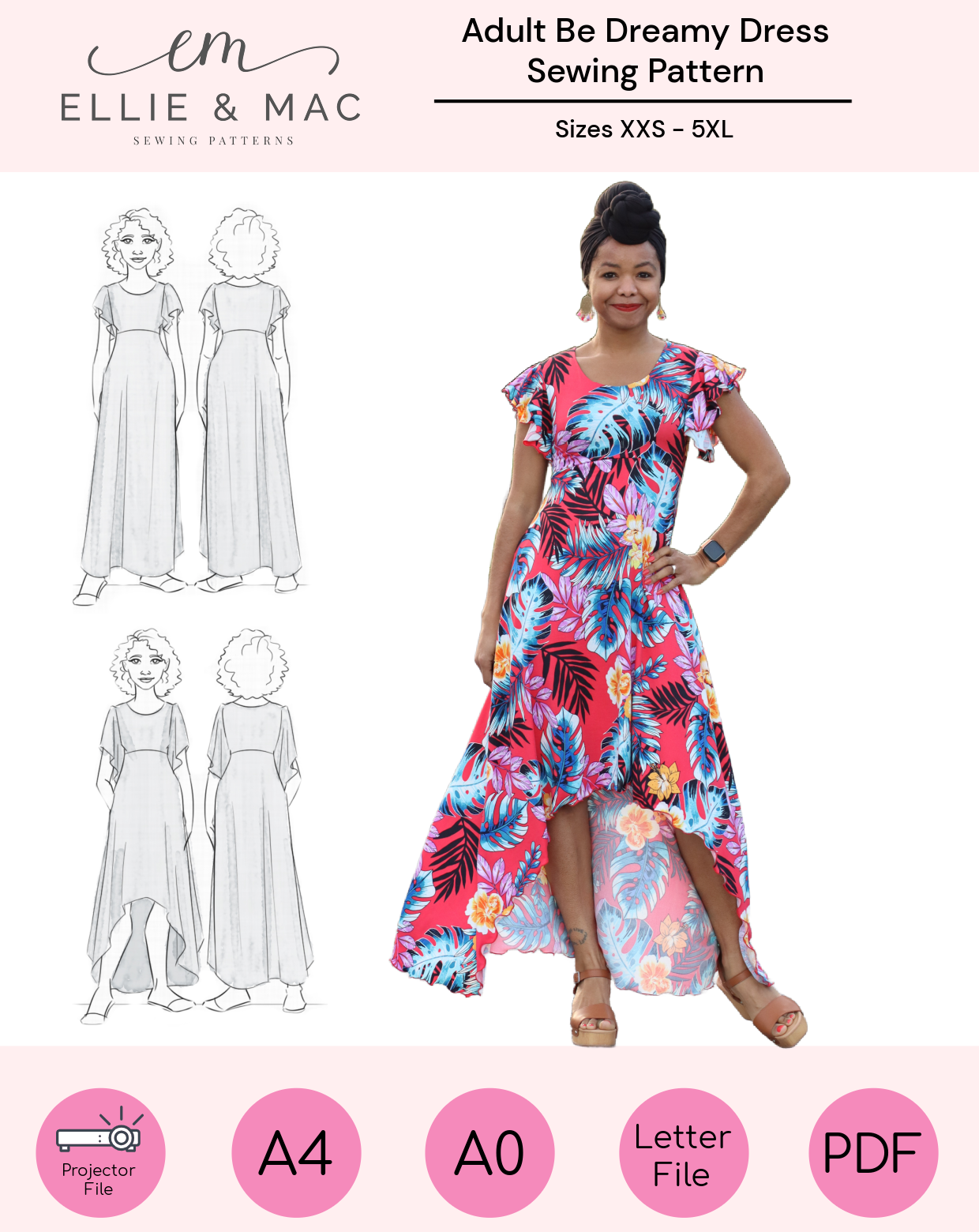 Be Dreamy Dress Pattern (adult)