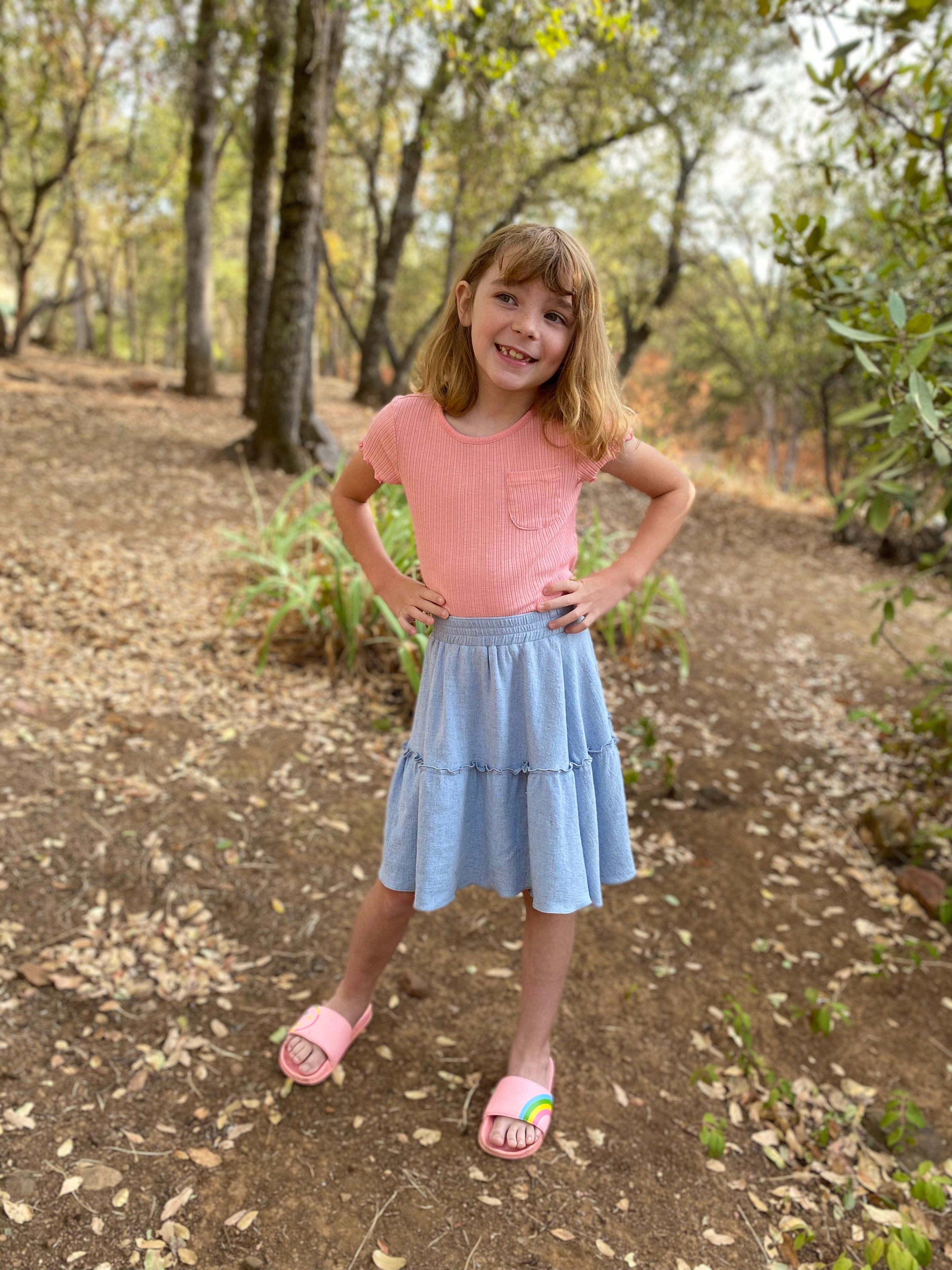 Kids Theresa Tiered Skirt Pattern