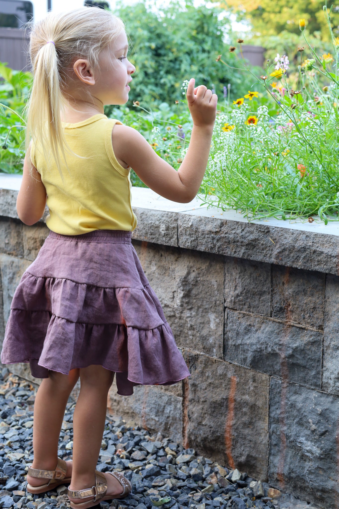 Kids Theresa Tiered Skirt Pattern