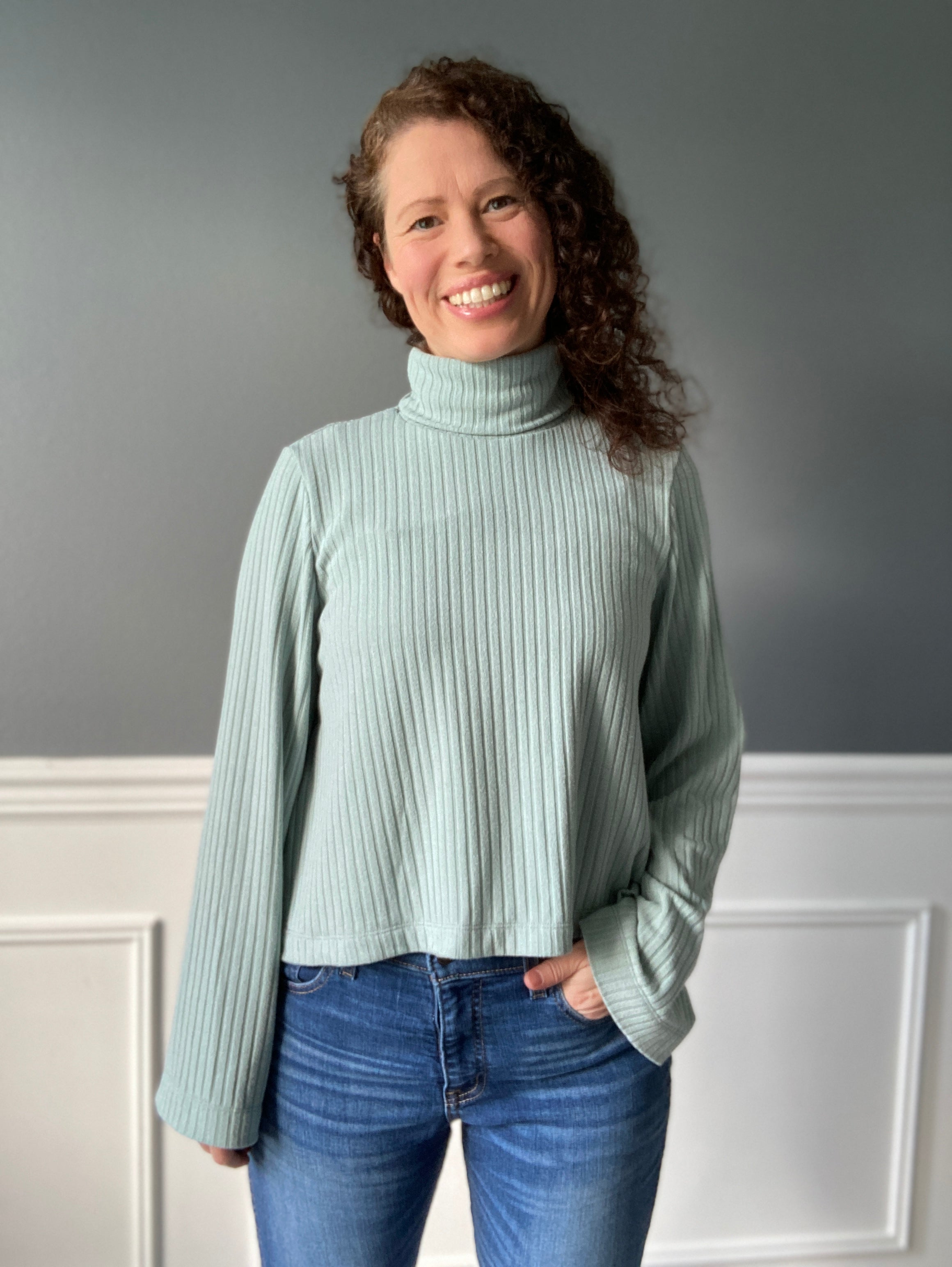 Sarah Wide Sleeve Sweater Pattern