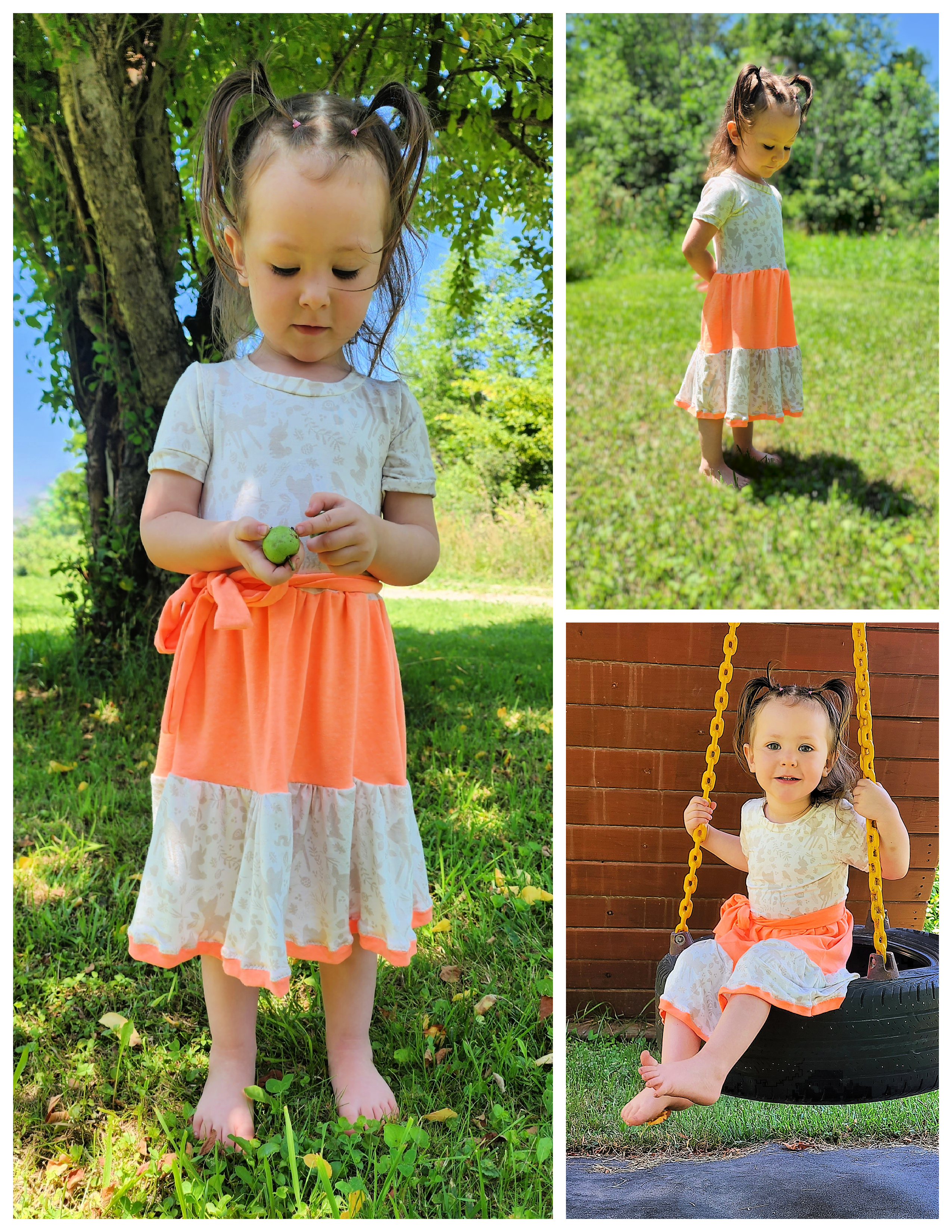 Kids Staycation Tiered Peplum & Dress Pattern