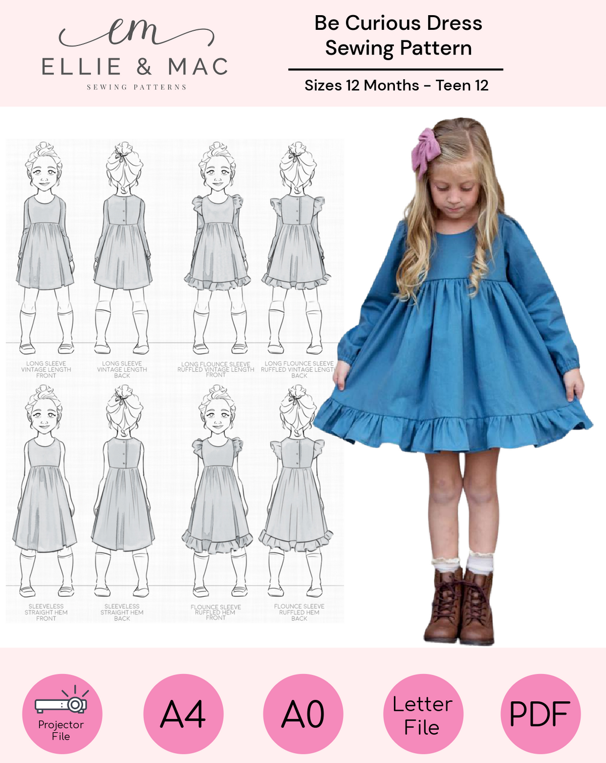 Be Curious Dress Pattern