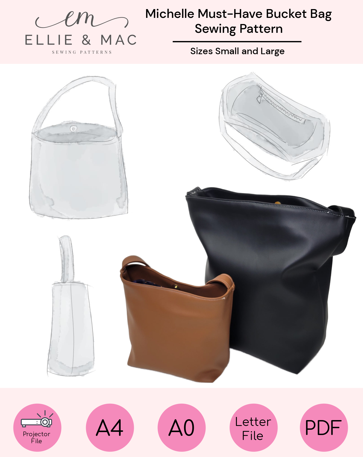 Michelle Must-Have Bucket Bag Pattern