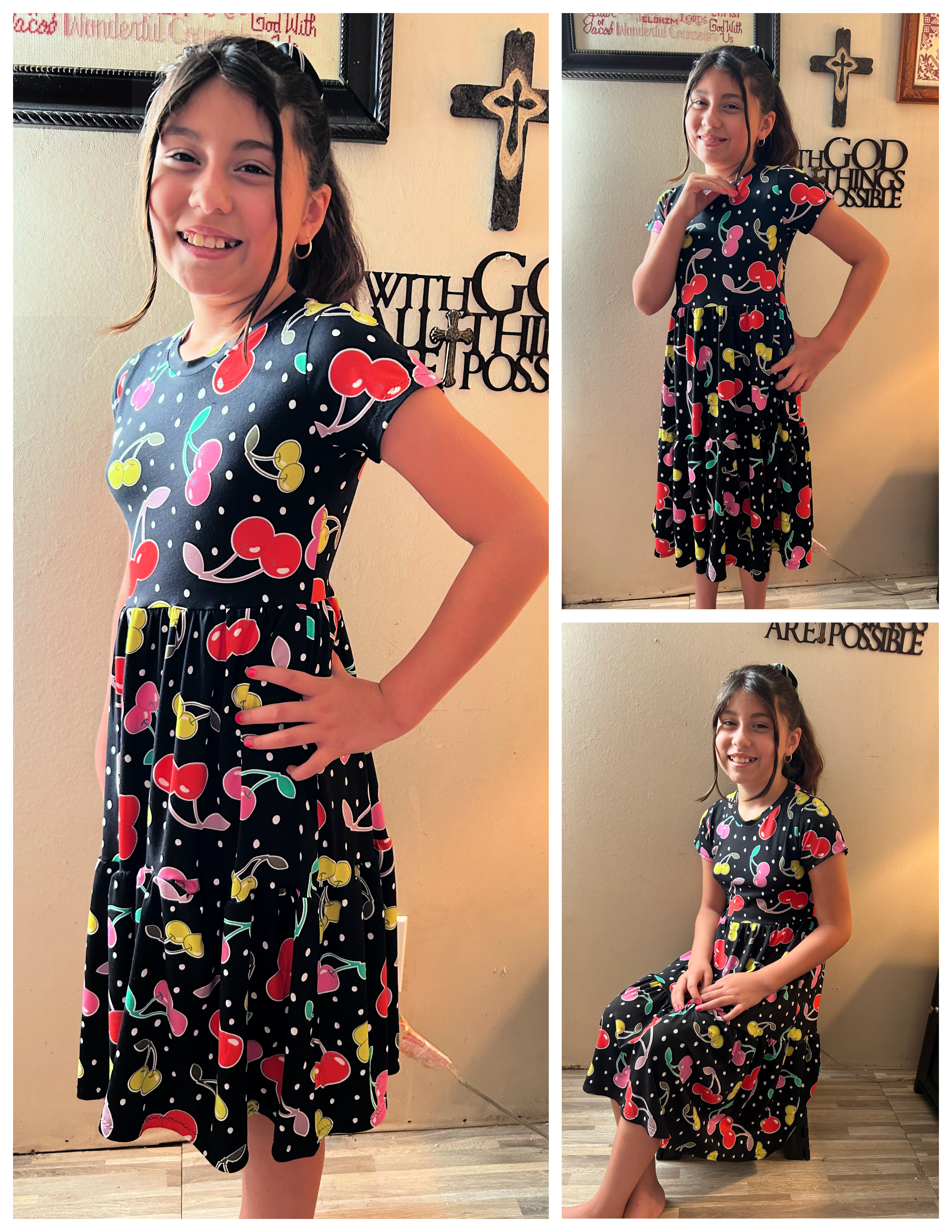 Kids Staycation Tiered Peplum & Dress Pattern