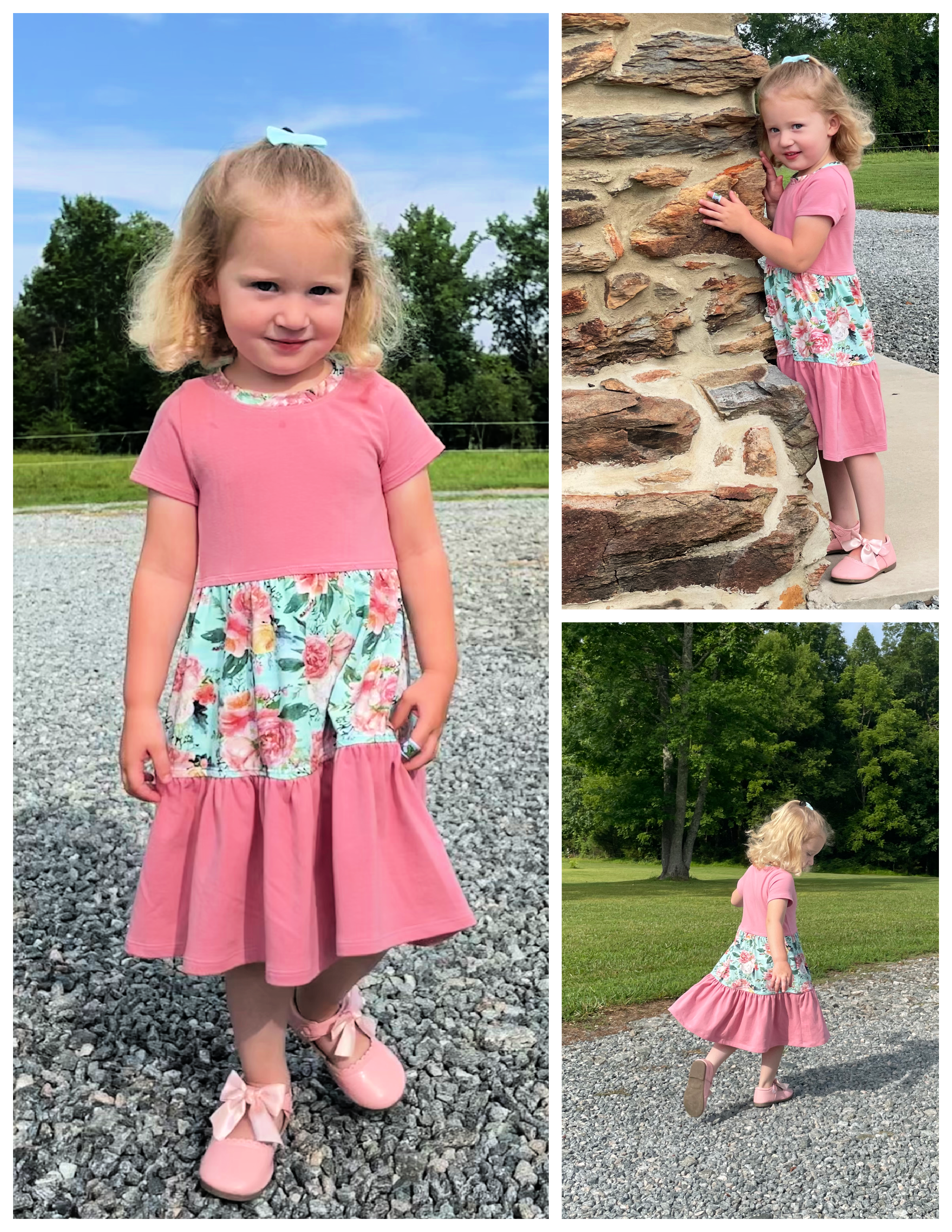 Kids Staycation Tiered Peplum & Dress Pattern