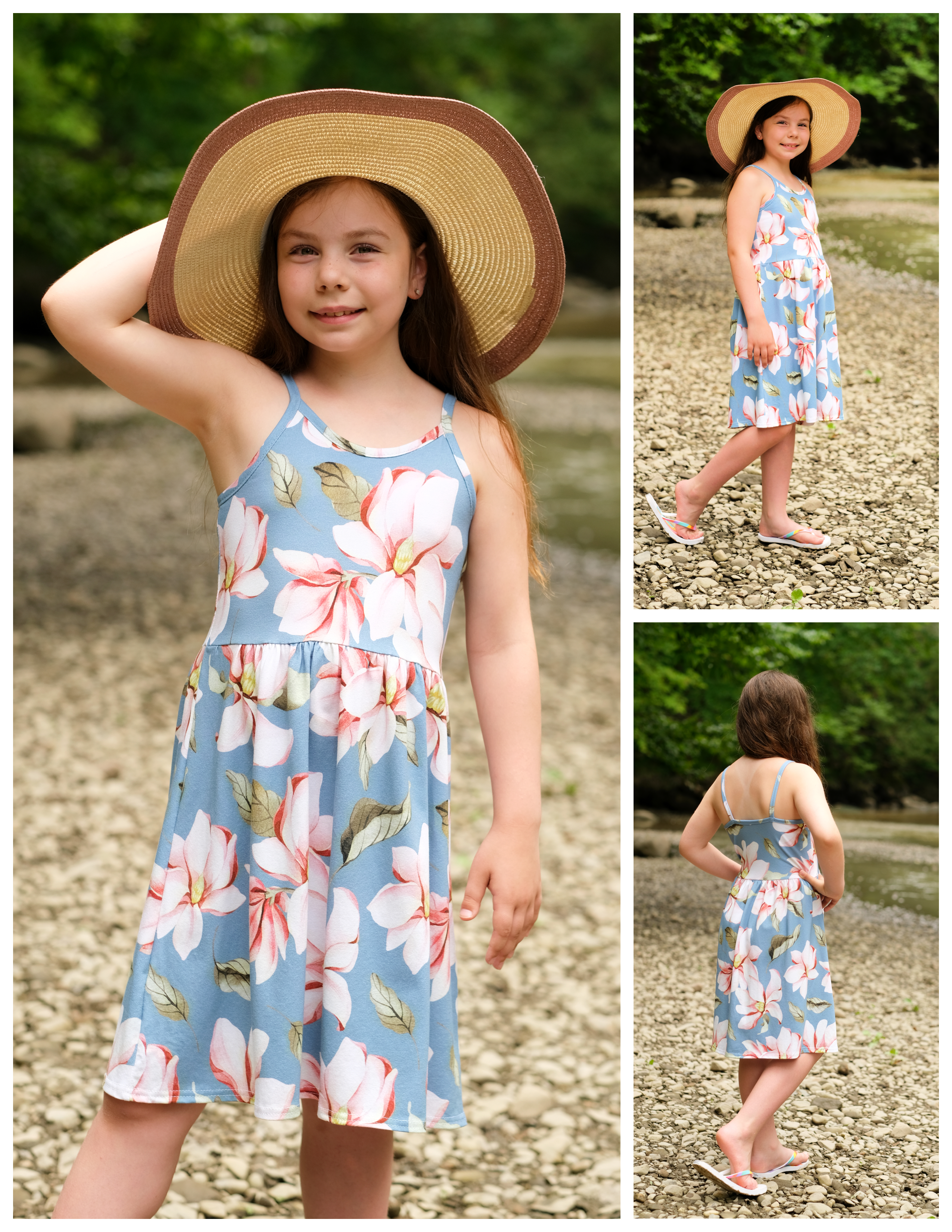 Kids Staycation Tiered Peplum & Dress Pattern