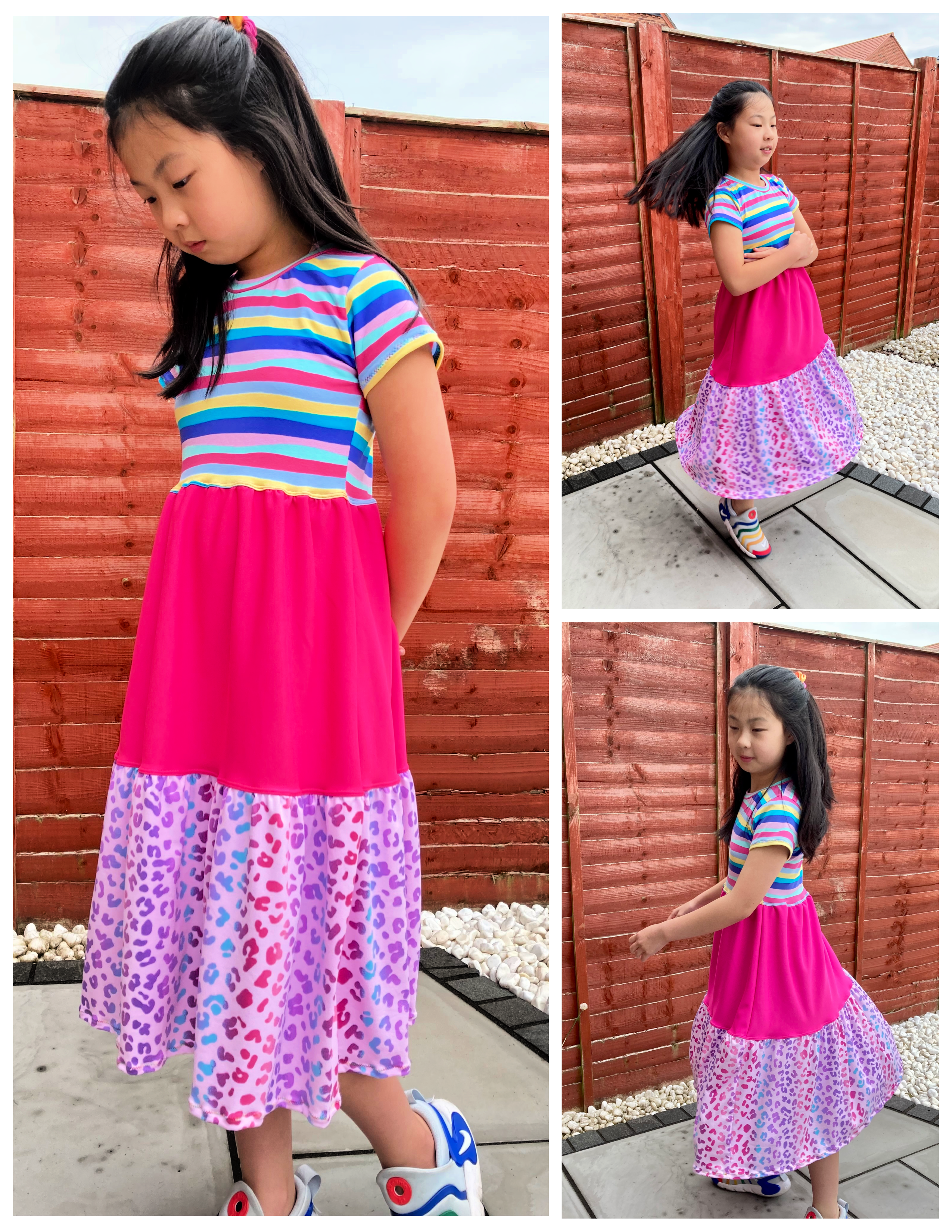 Kids Staycation Tiered Peplum & Dress Pattern