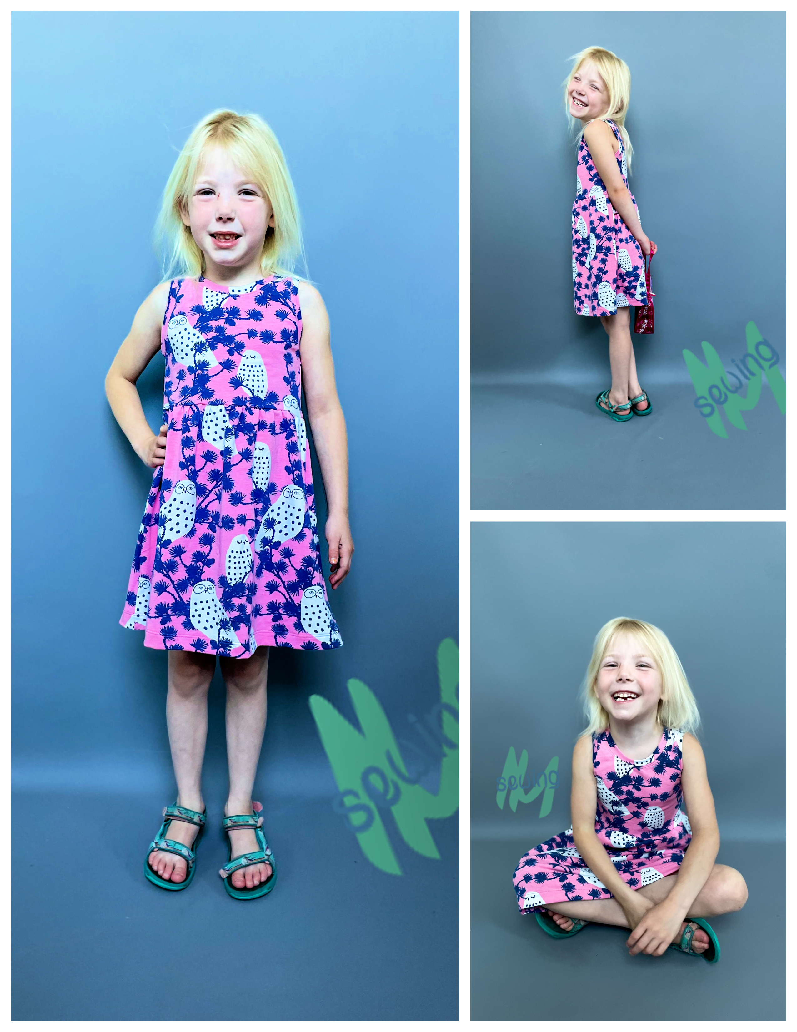 Kids Staycation Tiered Peplum & Dress Pattern