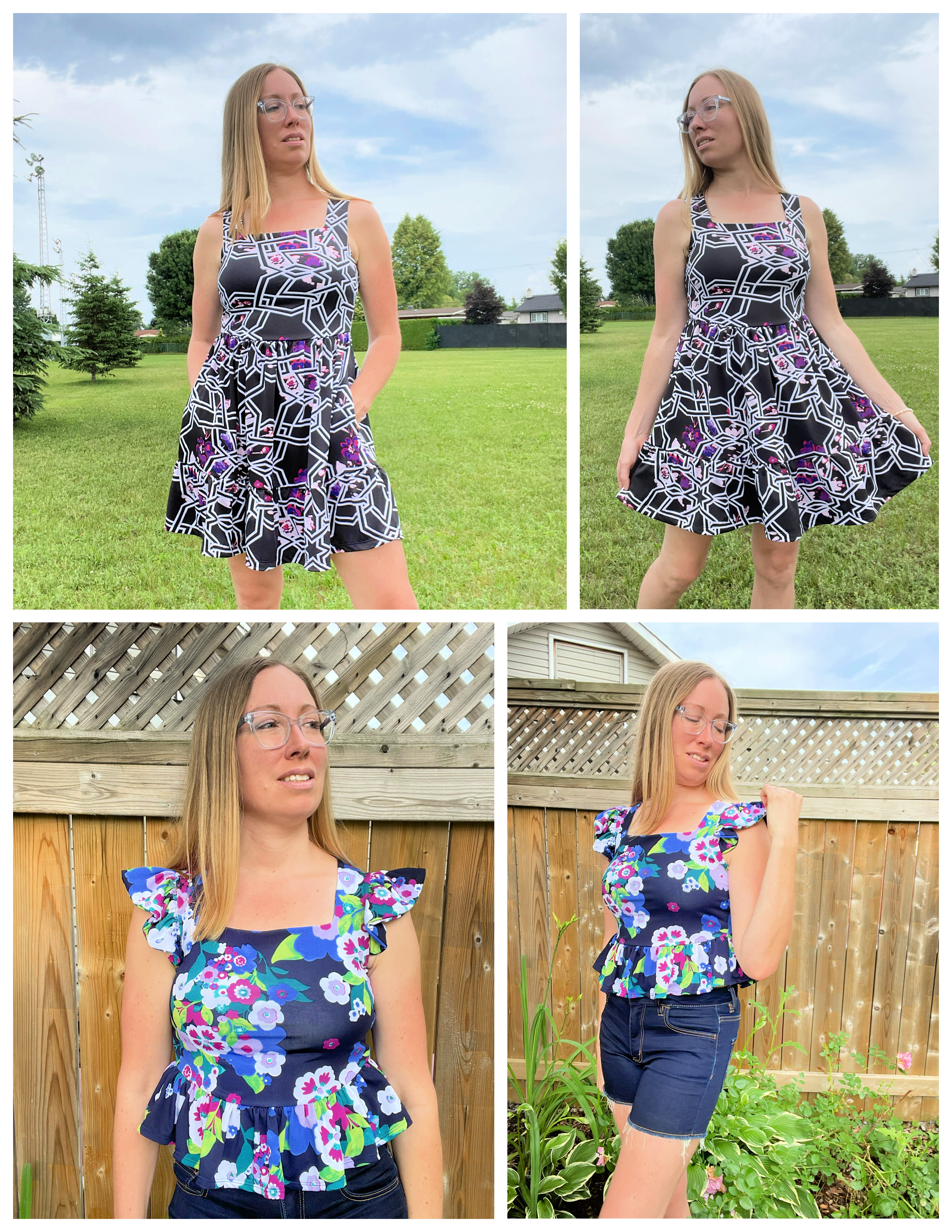 Diana Tiered Top & Dress Pattern