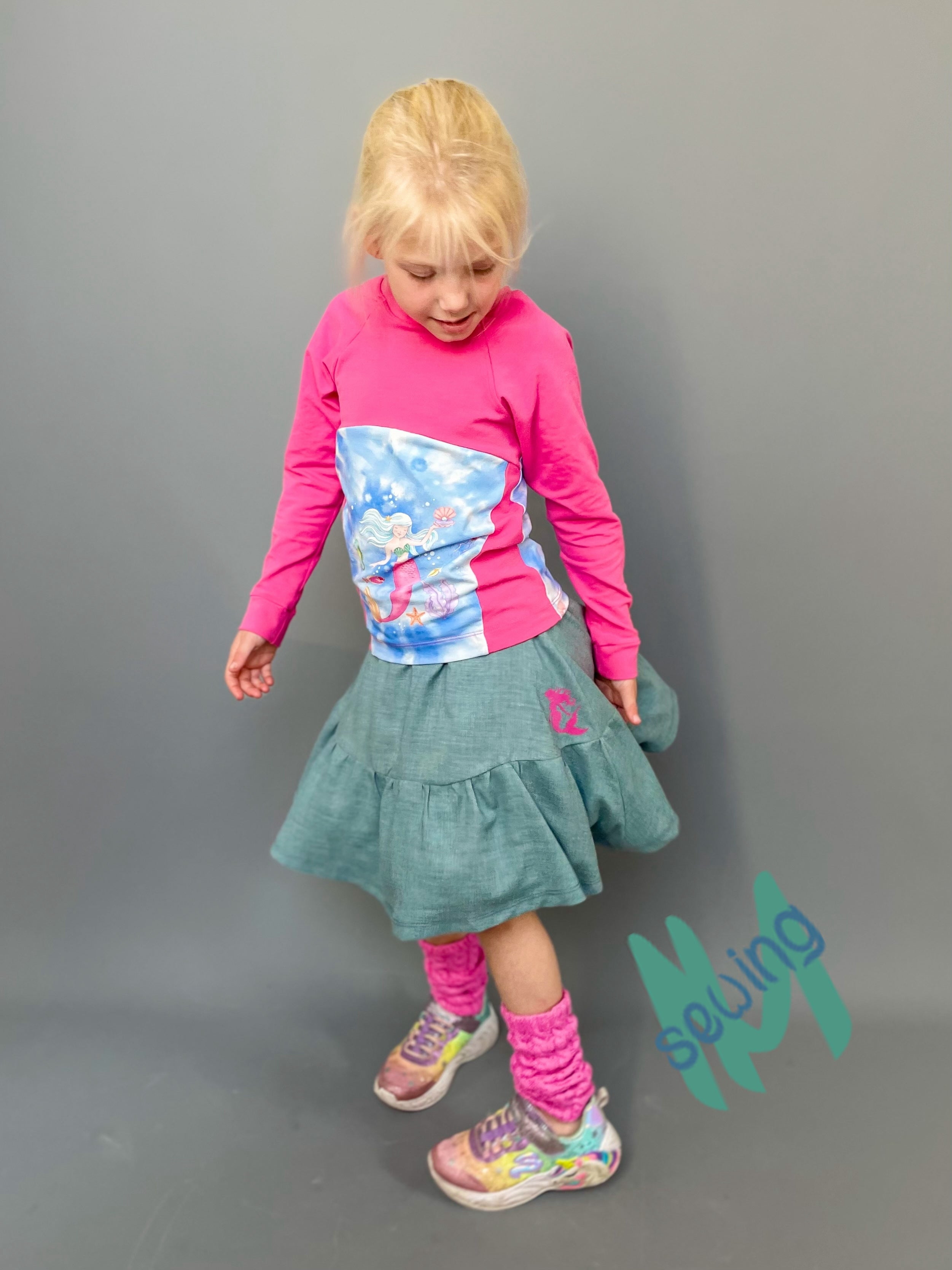 Kids Theresa Tiered Skirt Pattern