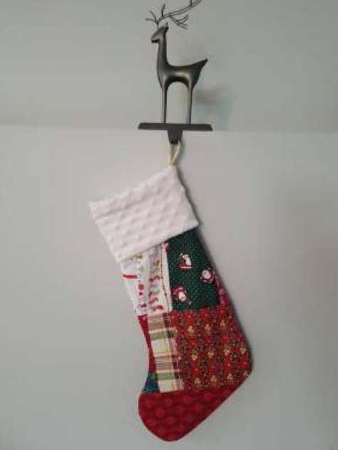 Free Holiday Stocking PDF Sewing Pattern by Ellie and Mac Sewing patterns