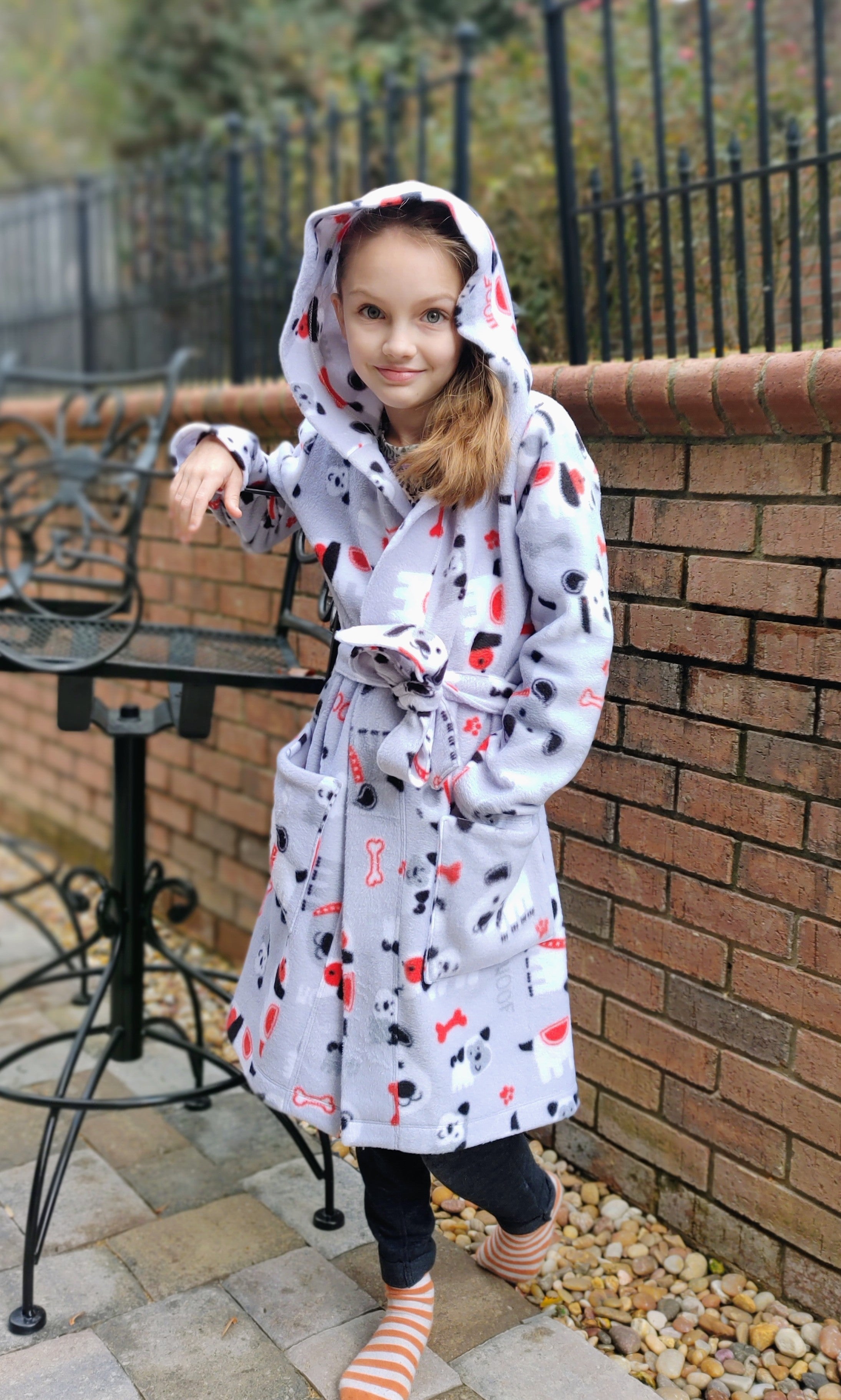 Kids Yvonne Spa Day Robe Pattern (2T-18)