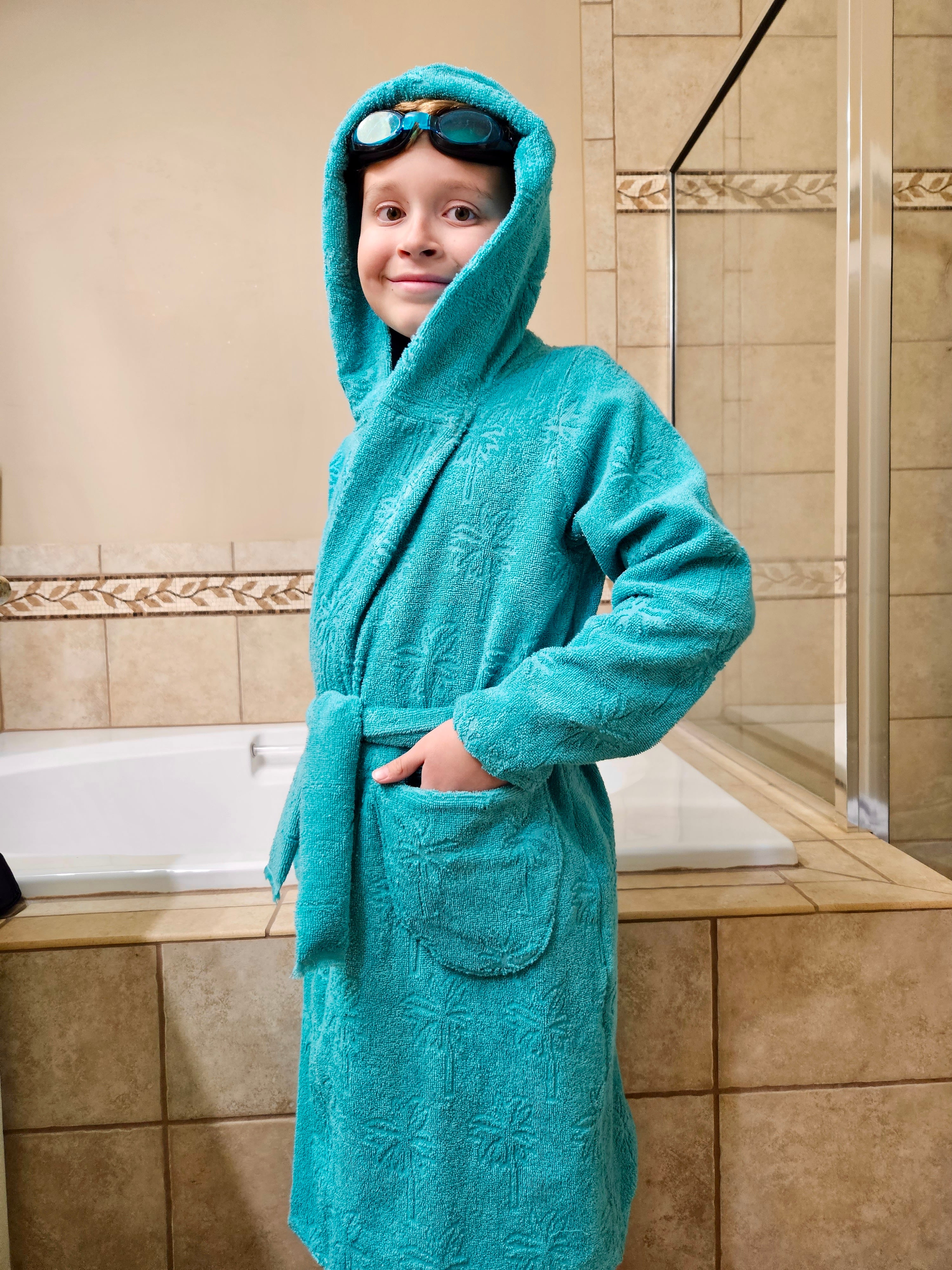 Kids Yvonne Spa Day Robe Pattern (2T-18)