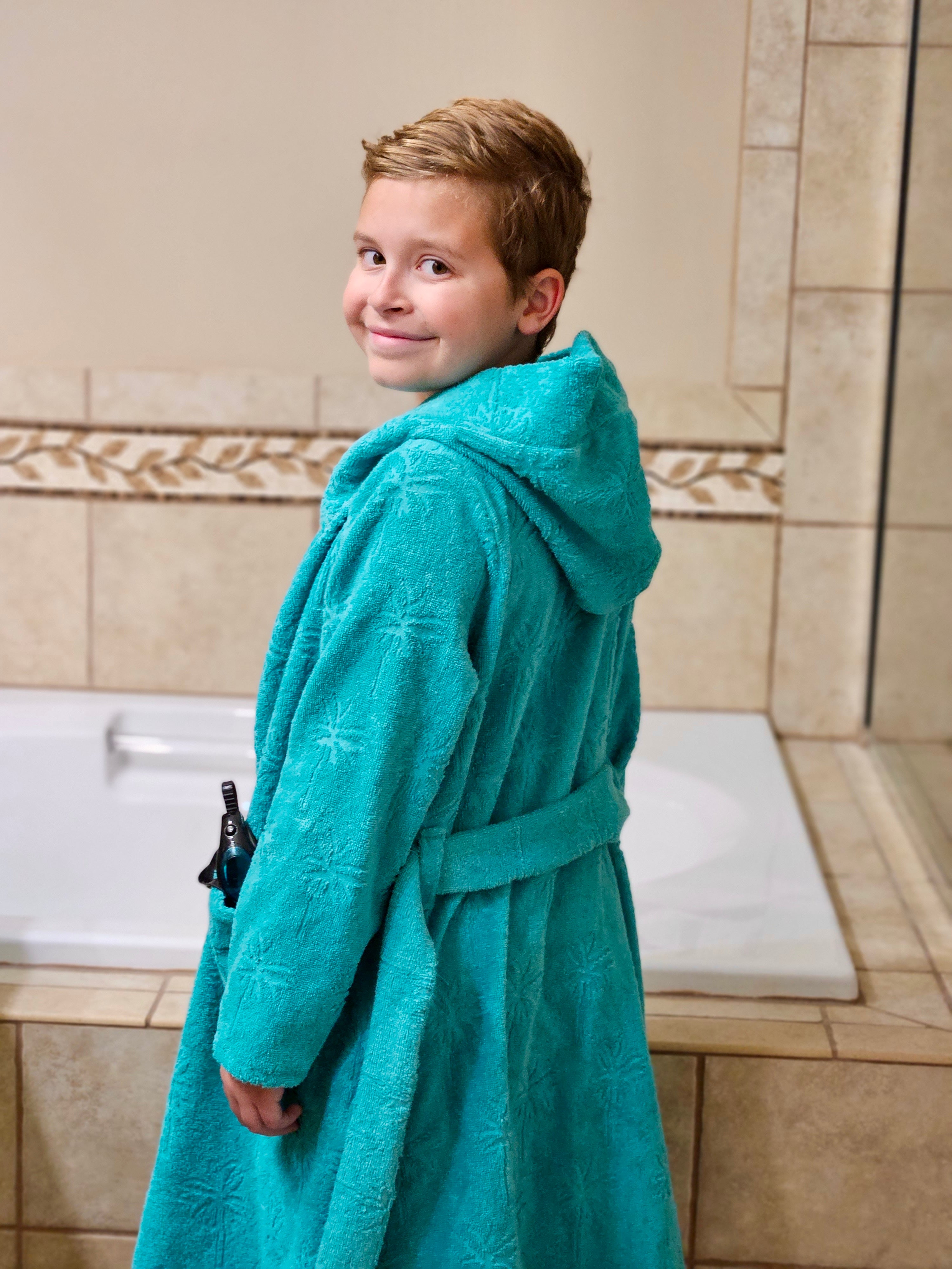 Kids Yvonne Spa Day Robe Pattern (2T-18)