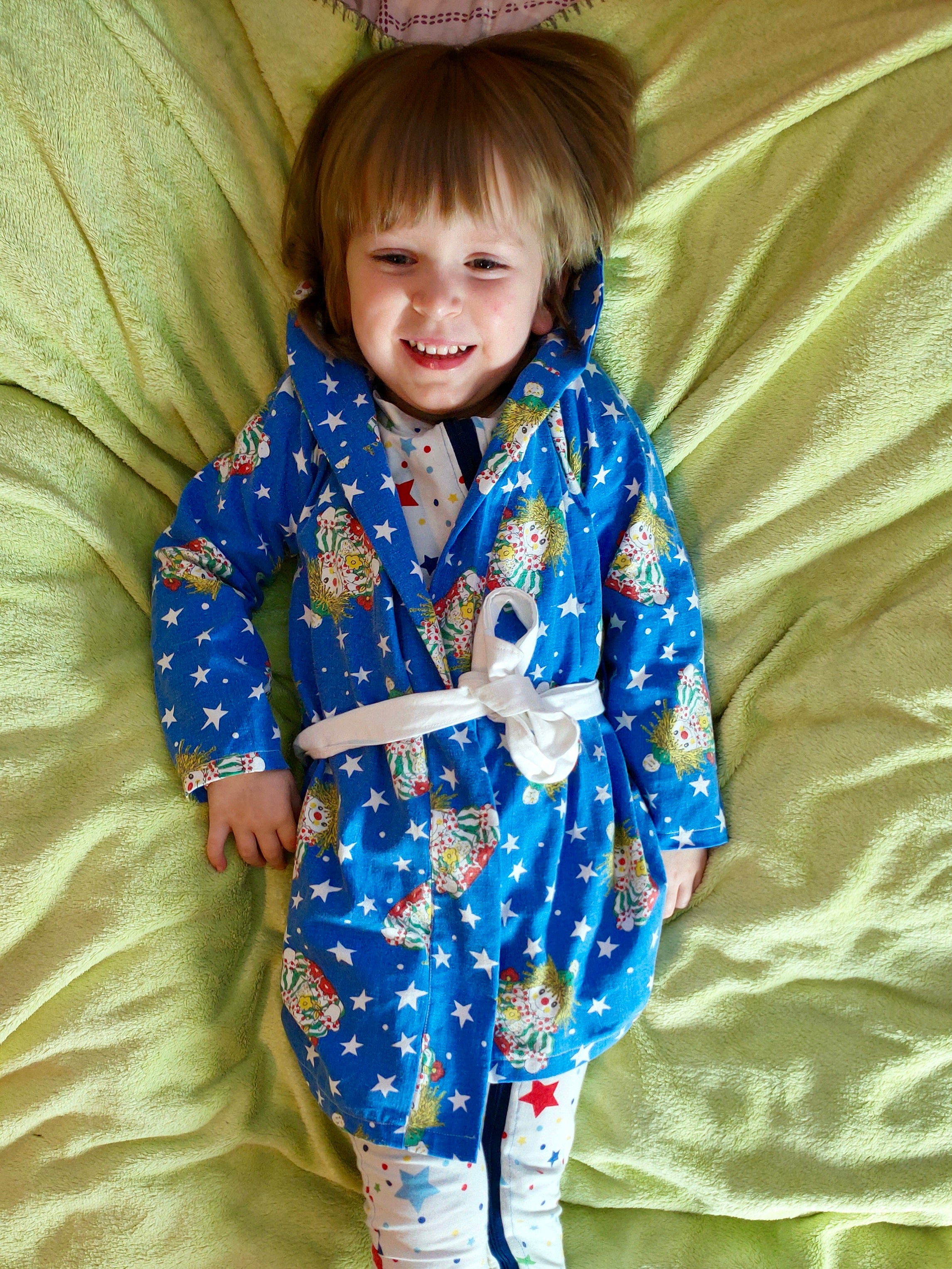 Kids Yvonne Spa Day Robe Pattern (2T-18)