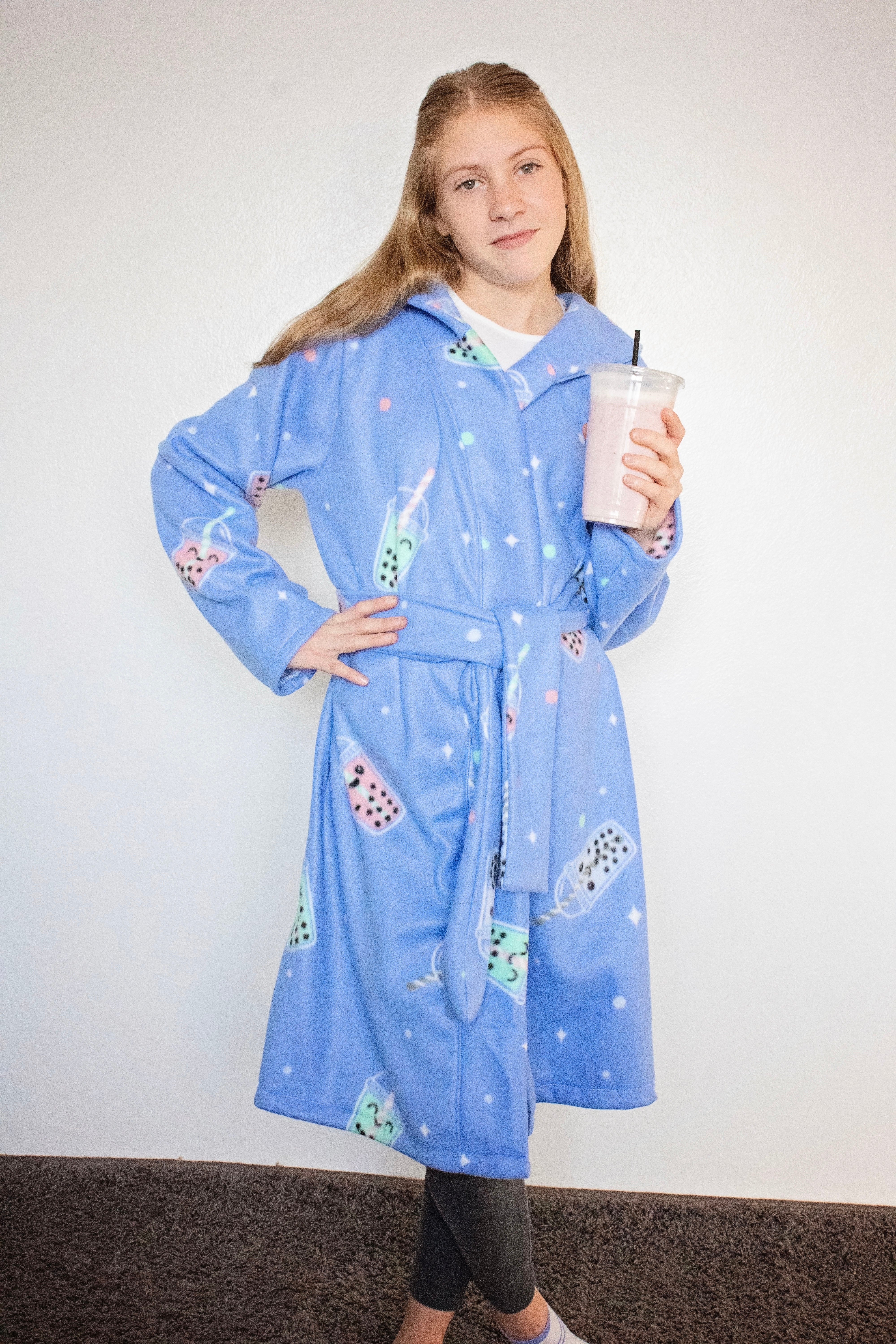 Kids Yvonne Spa Day Robe Pattern (2T-18)